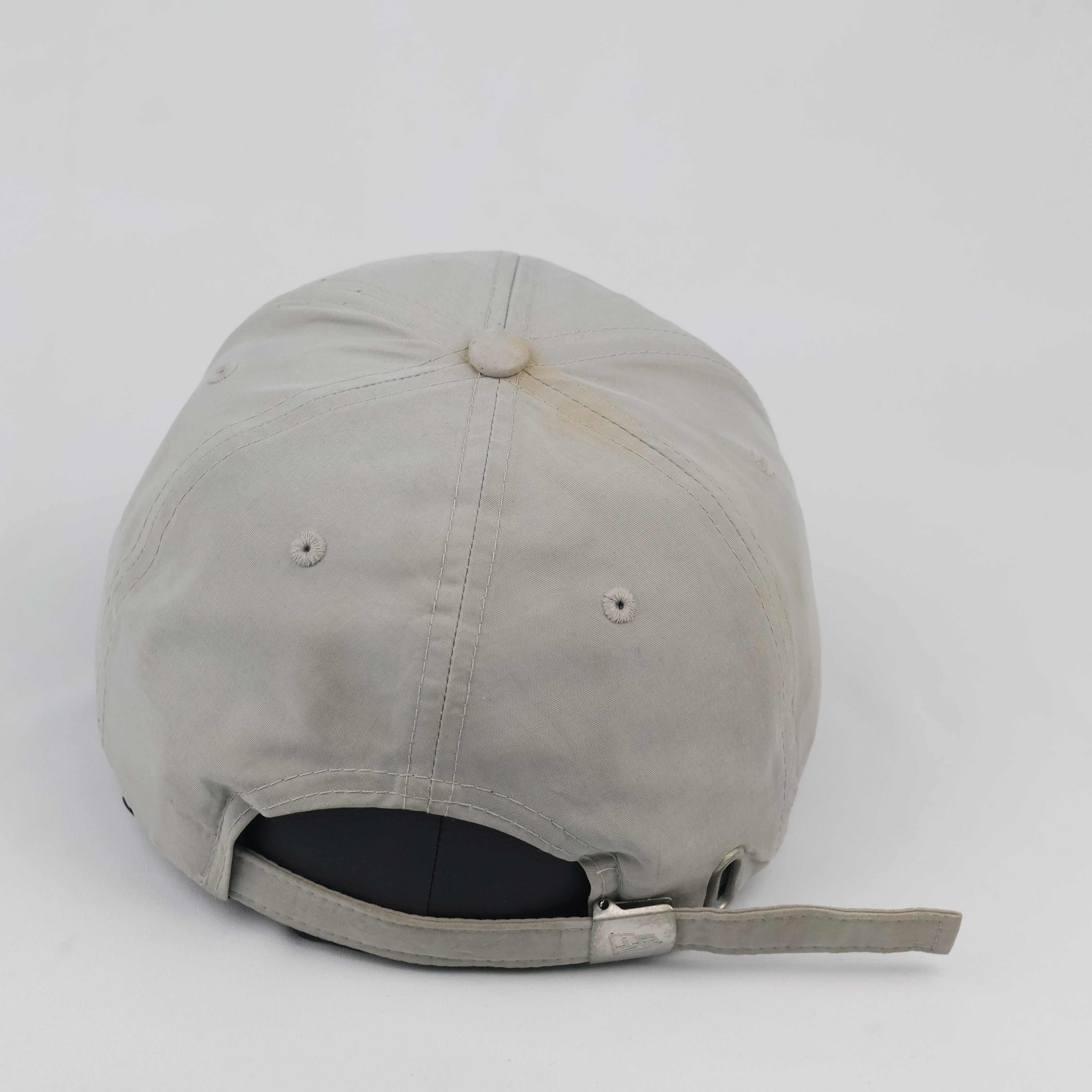 Thrifted NY Yankees New Era Cap | Grey Metal Badge Dad Hat