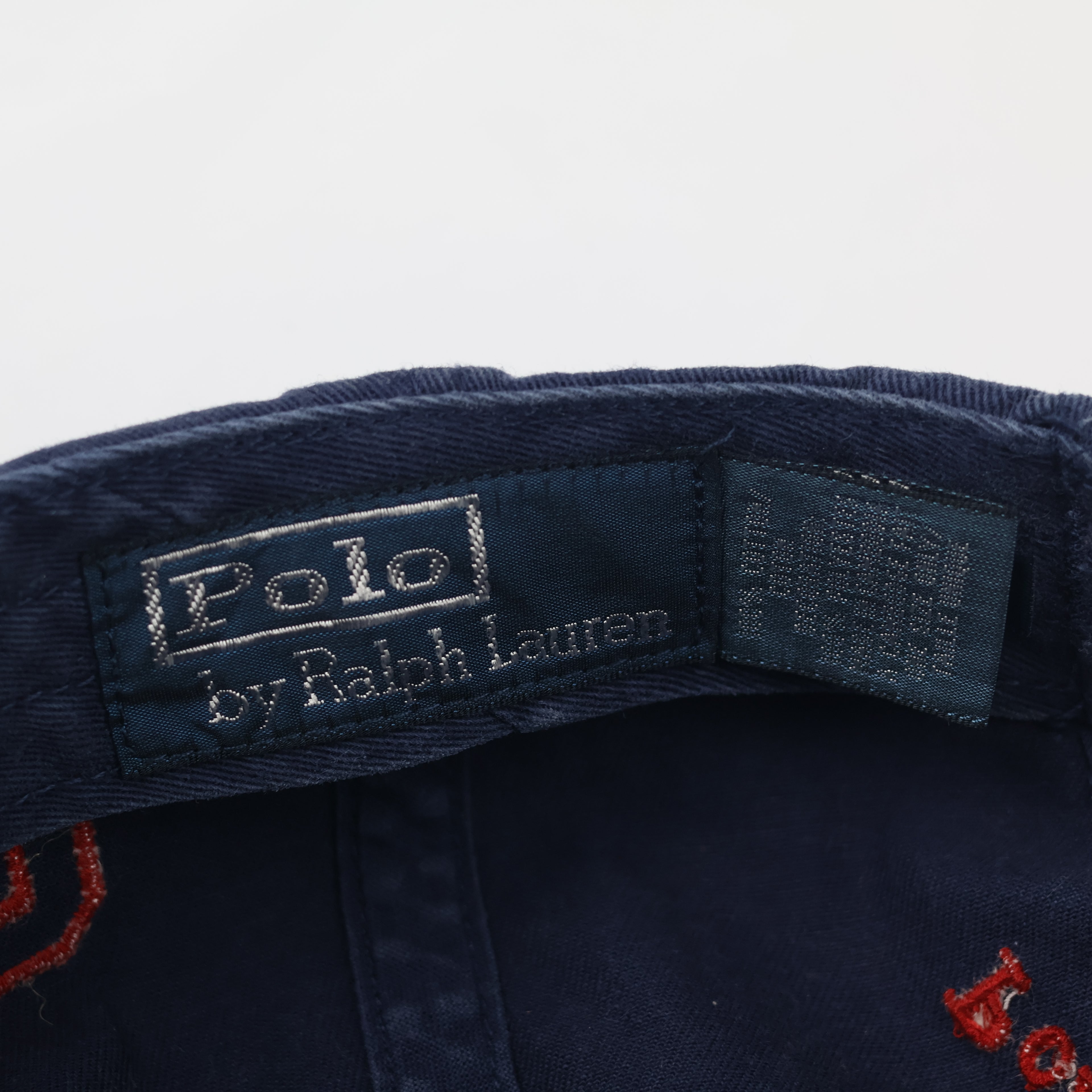 Polo Ralph Lauren Heritage Racing Thrifted  Cap - Navy Blue - Adjustable Strapback