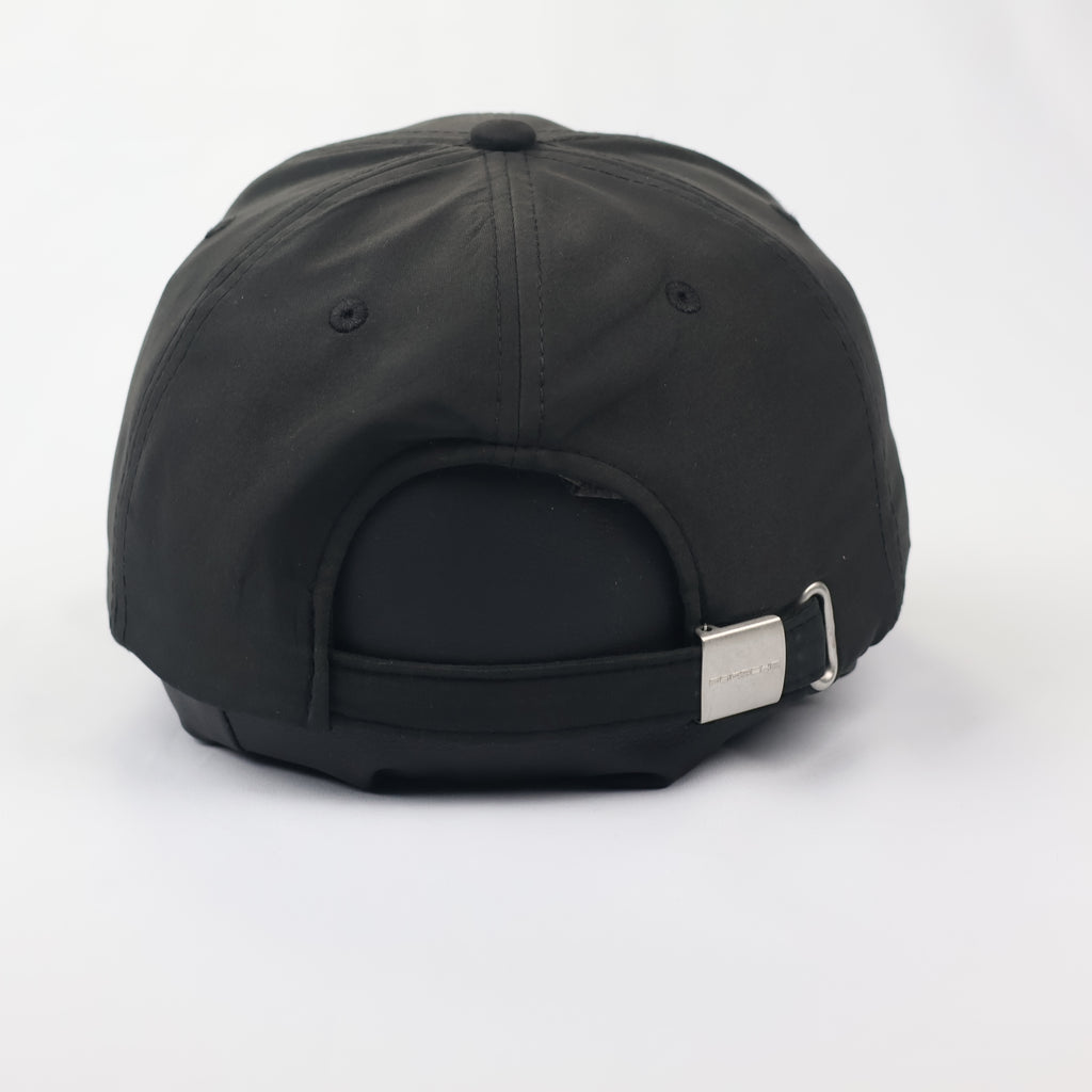 Genuine Porsche Performance Cap - Black with Tan Piping - One Size