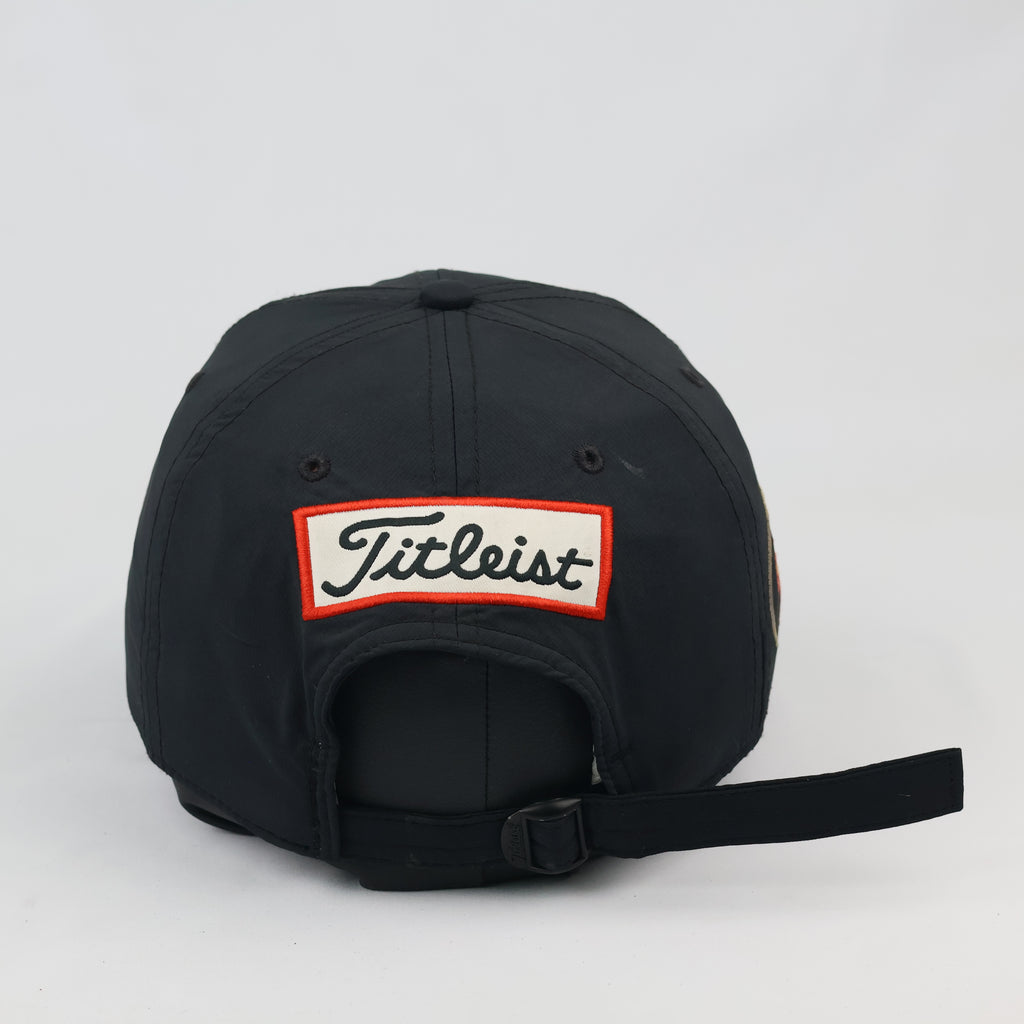 Thrifted Titleist SAM Golftime Golf Hat | Black Strapback