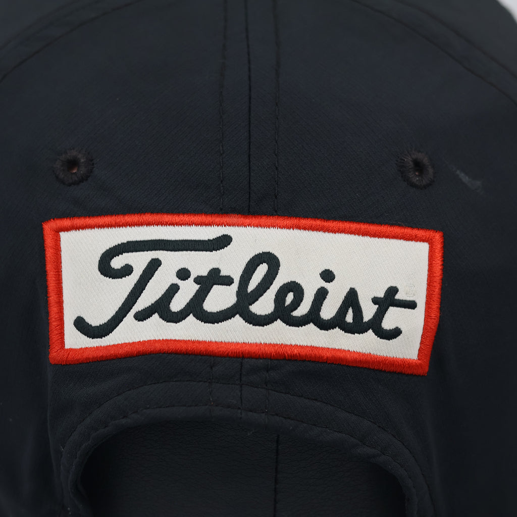 Thrifted Titleist SAM Golftime Golf Hat | Black Strapback