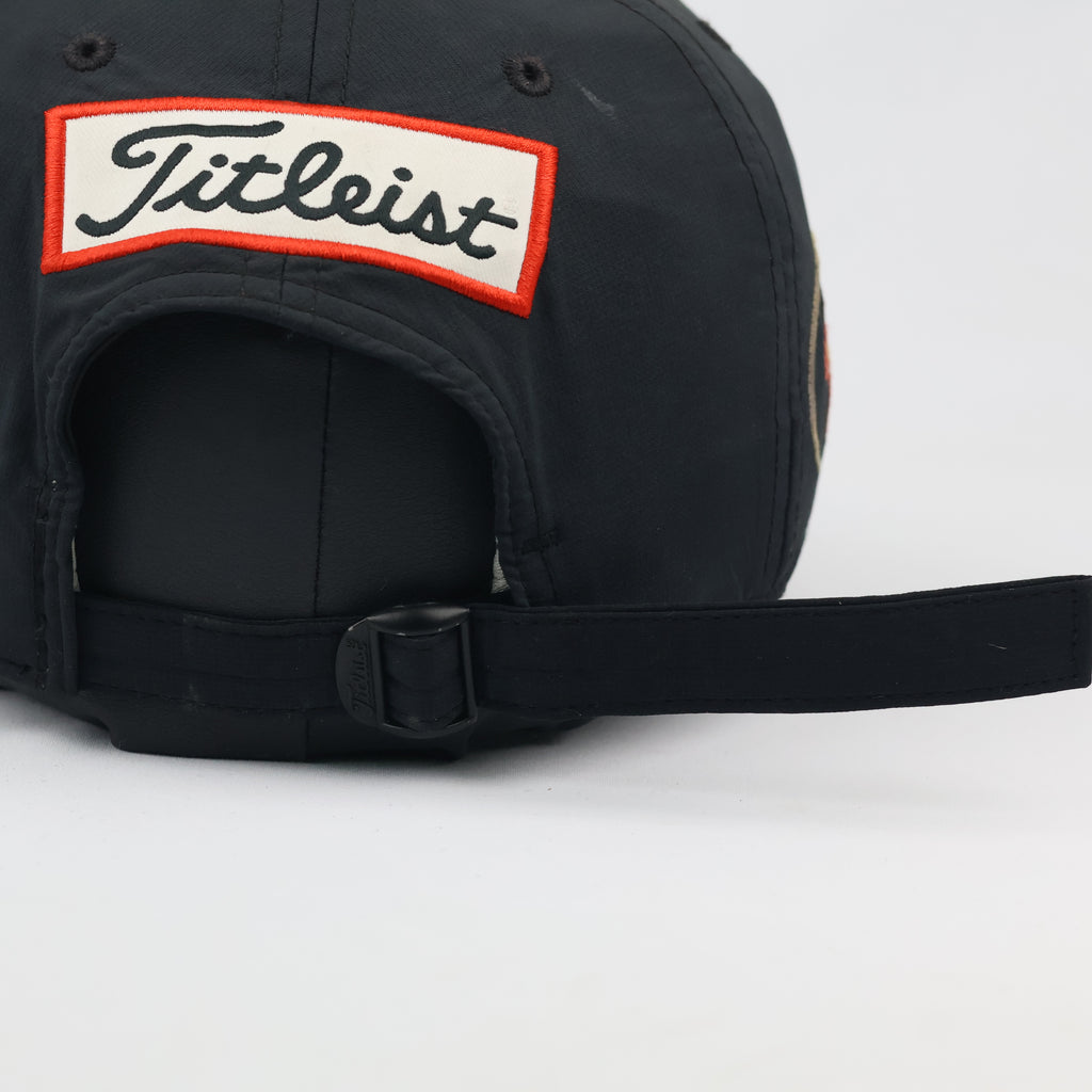 Thrifted Titleist SAM Golftime Golf Hat | Black Strapback