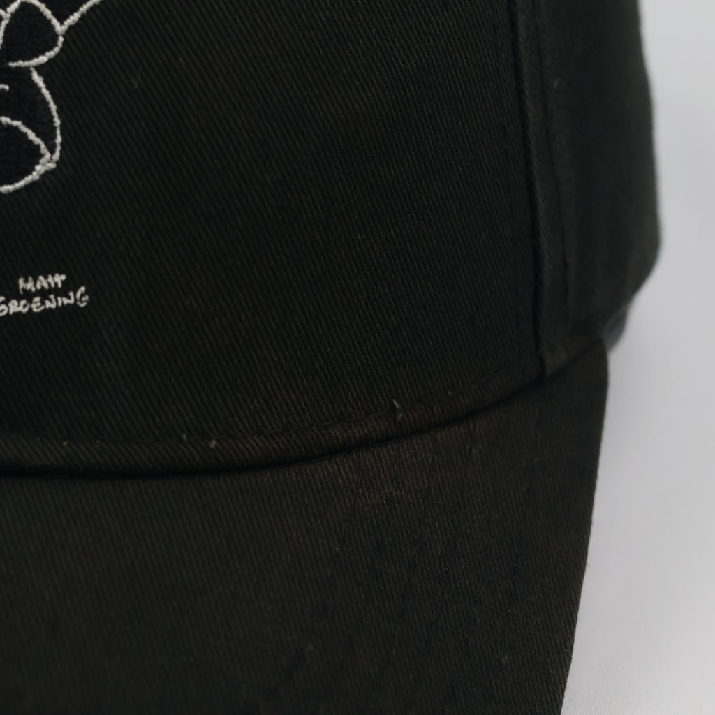 Thrifted Black Bart Simpson Skateboard Cap | Matt Groening Snapback