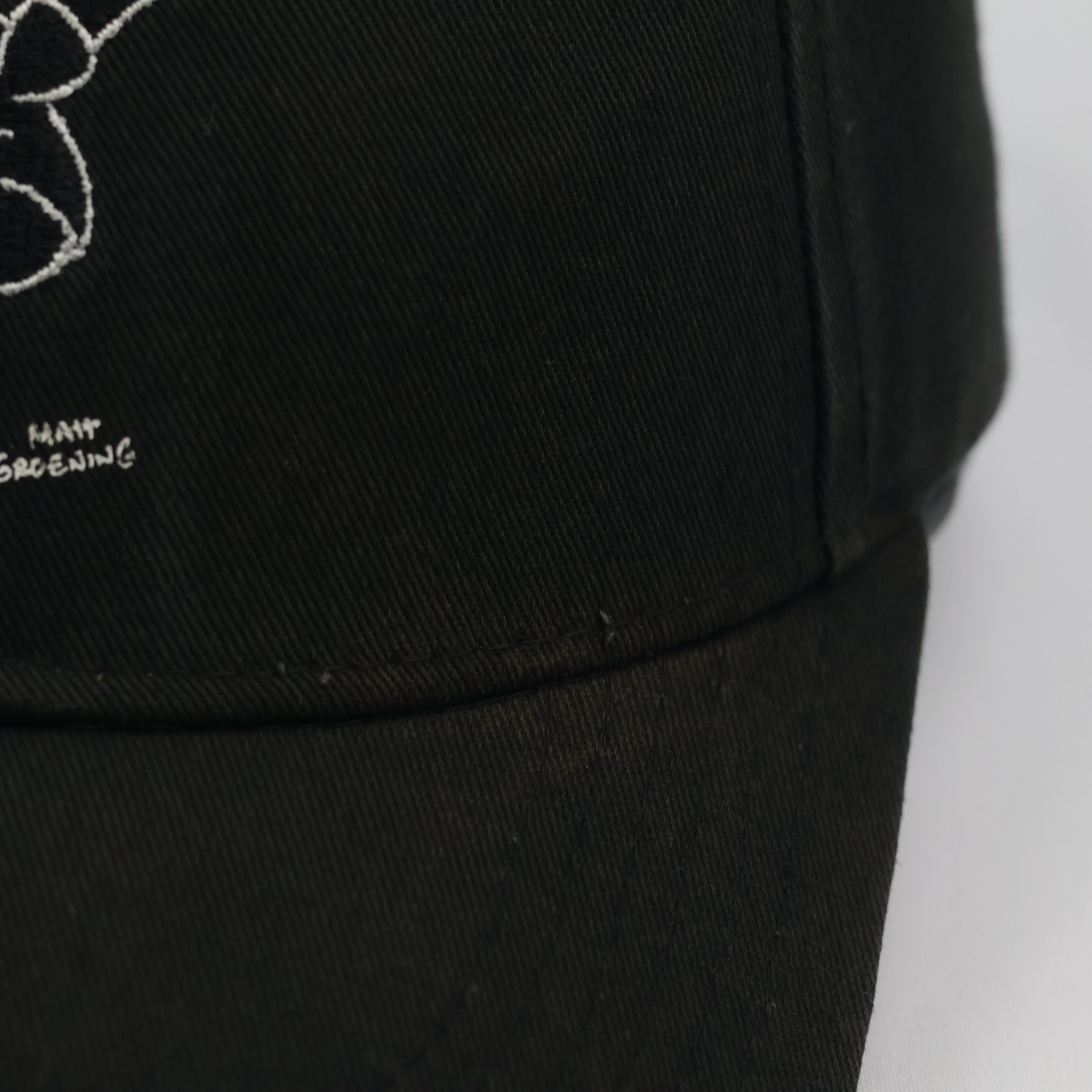 Thrifted Black Bart Simpson Skateboard Cap | Matt Groening Snapback