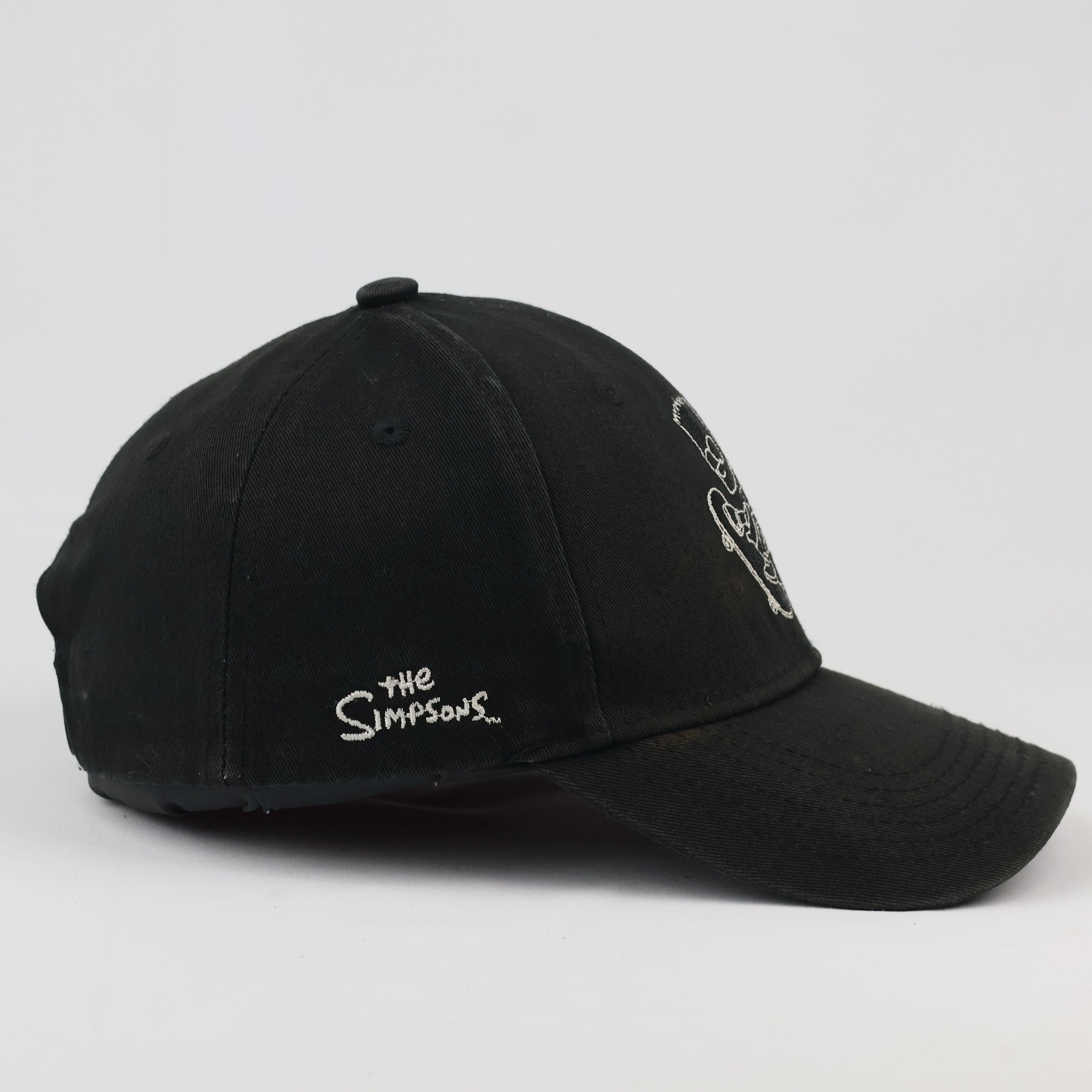 Thrifted Black Bart Simpson Skateboard Cap | Matt Groening Snapback