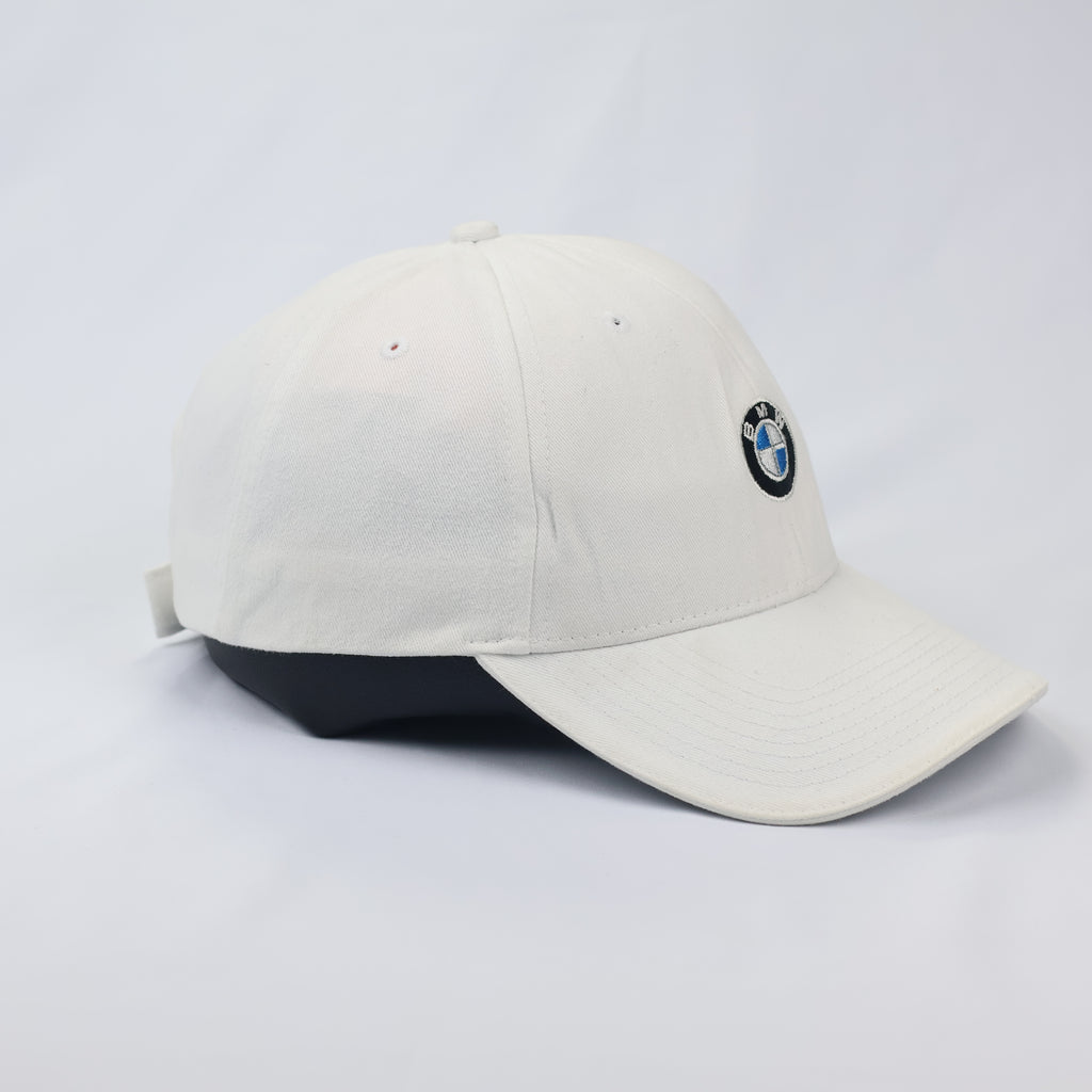 BMW Motorsport Lifestyle Collection Thrifted Cap - Minimalist White Snapback