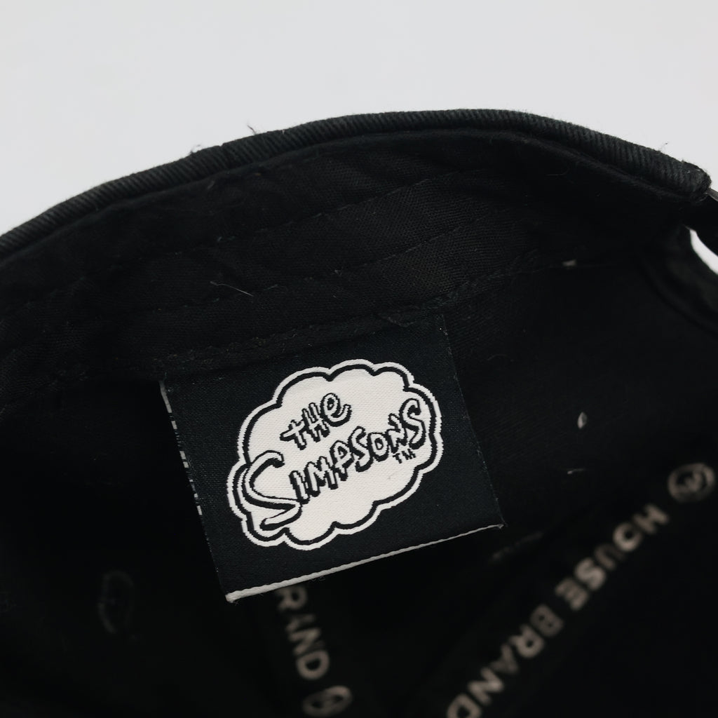 Thrifted Black Bart Simpson Skateboard Cap | Matt Groening Snapback
