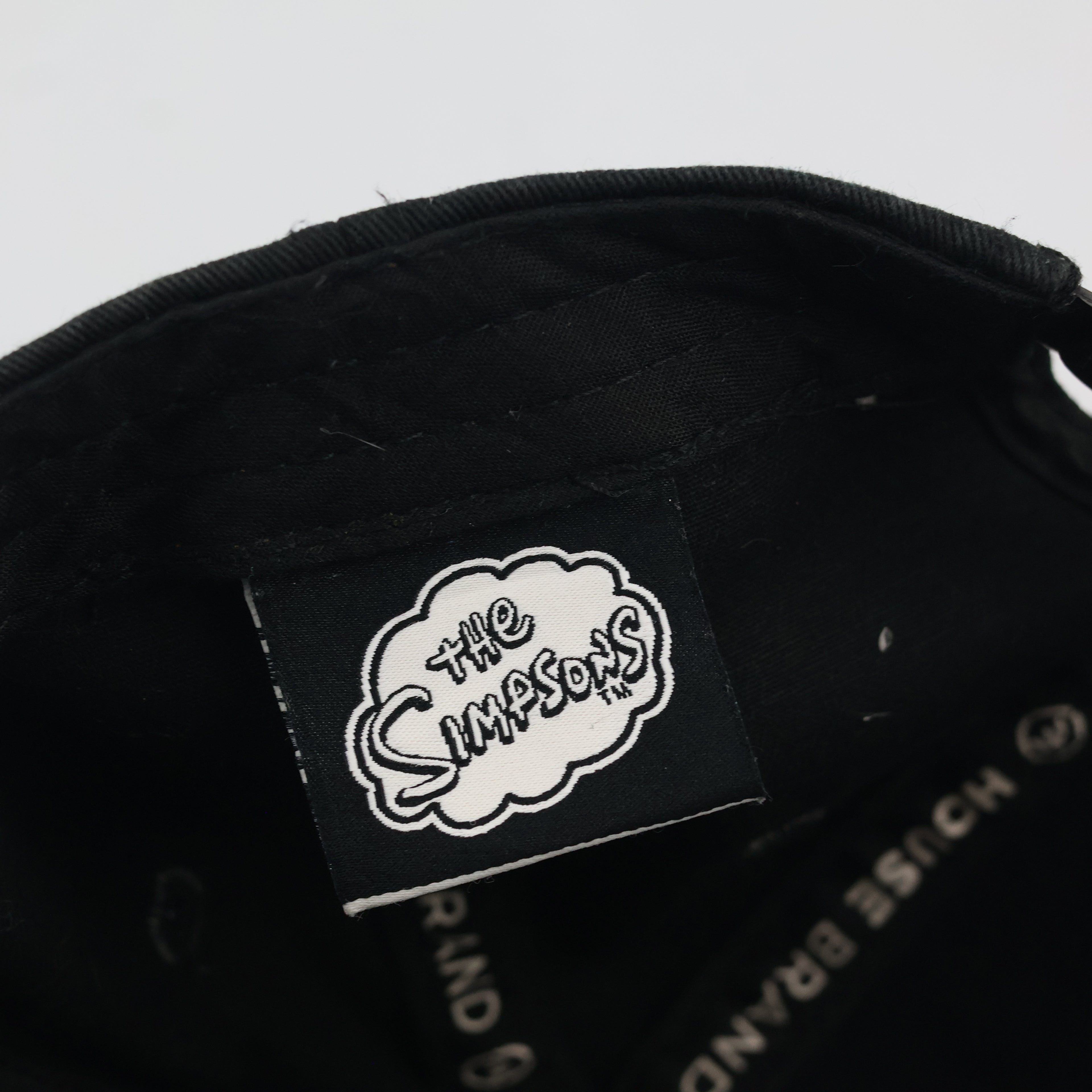 Thrifted Black Bart Simpson Skateboard Cap | Matt Groening Snapback