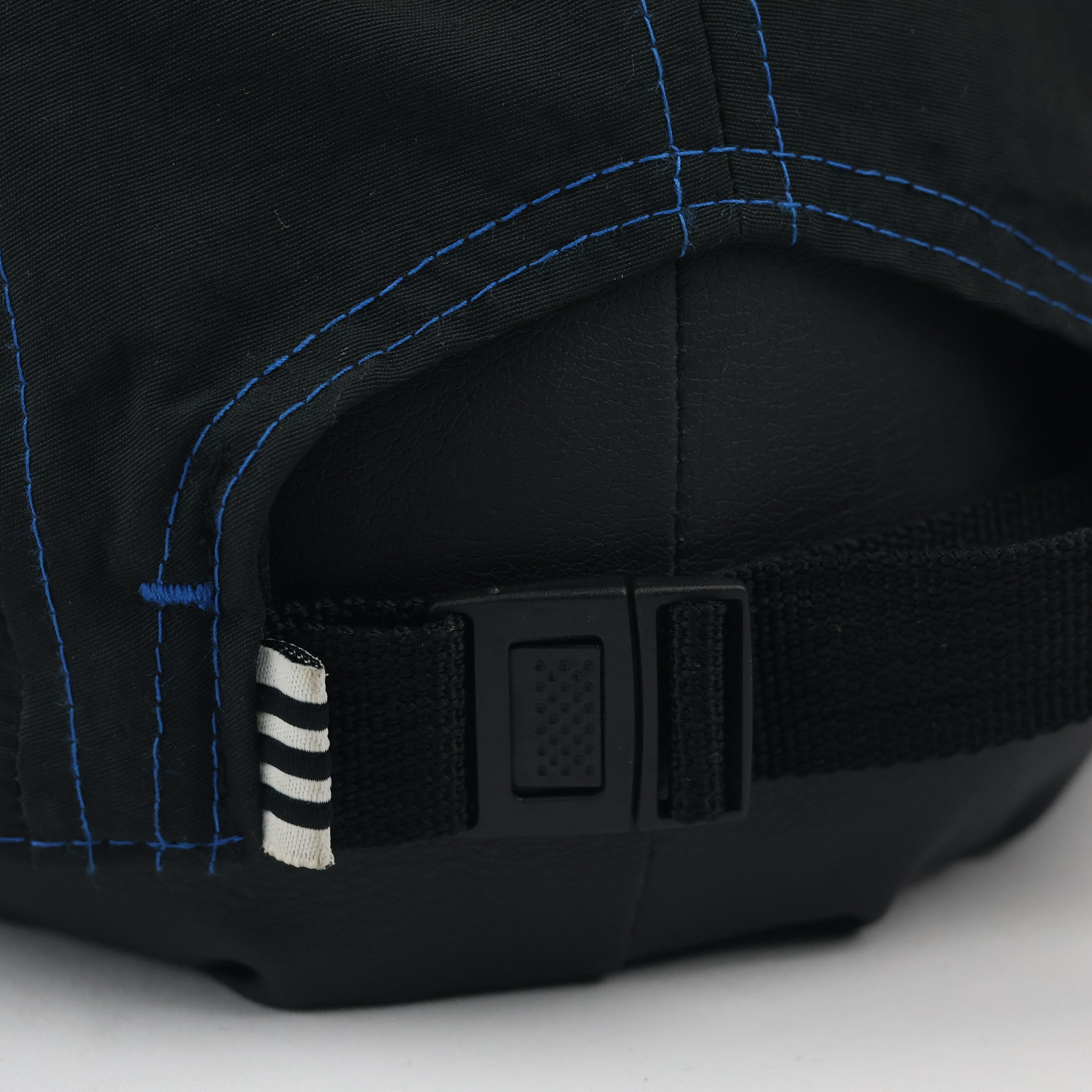 Thrifted Adidas Blue Contrast Stitch 5-Panel Cap | Size 57-59cm