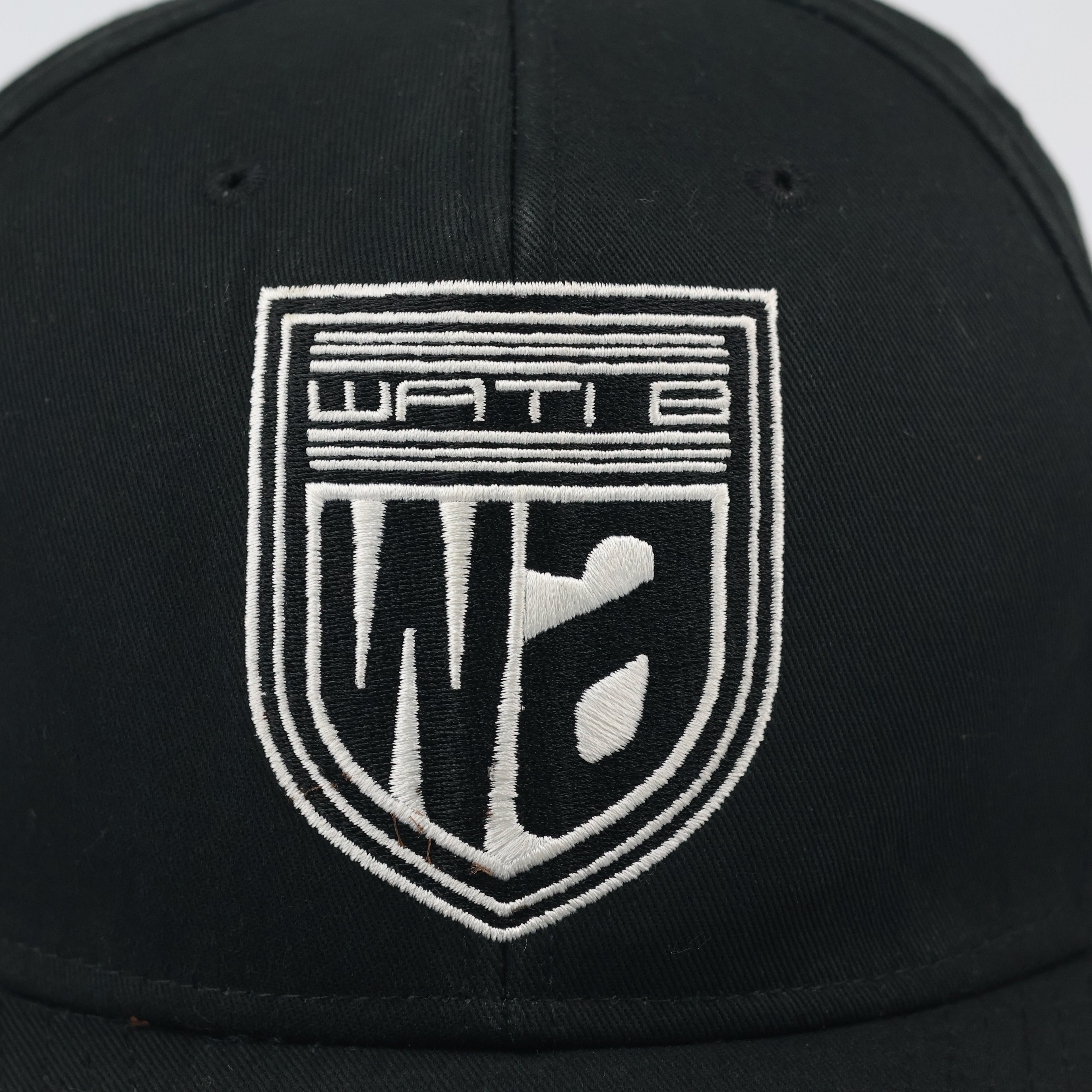 Thrifted Wati B Hip Hop Streetwear Cap | Black & White Snapback