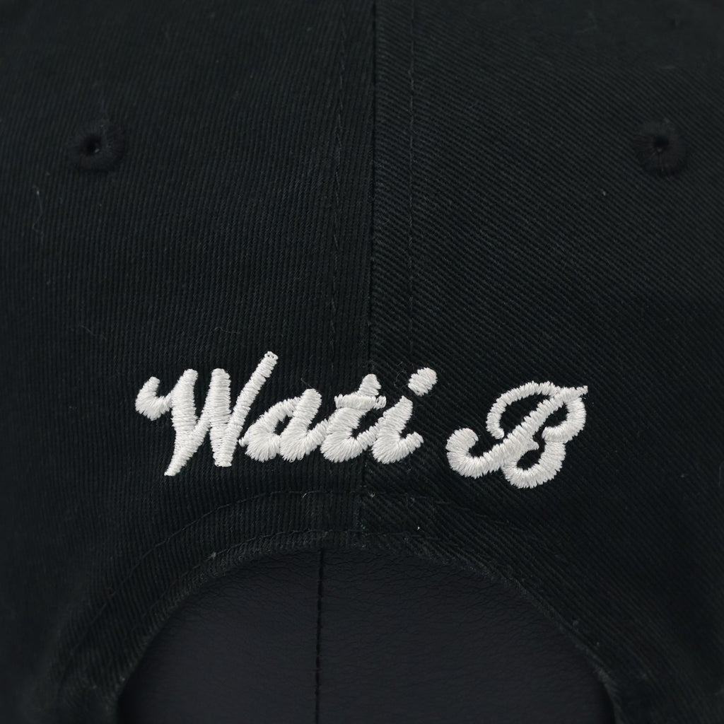 Thrifted Wati B Hip Hop Streetwear Cap | Black & White Snapback