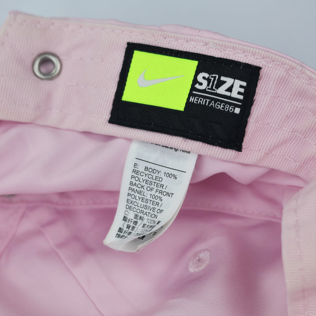 Nike Heritage86 Metal Swoosh Adjustable Thrifted Cap - Pastel Pink