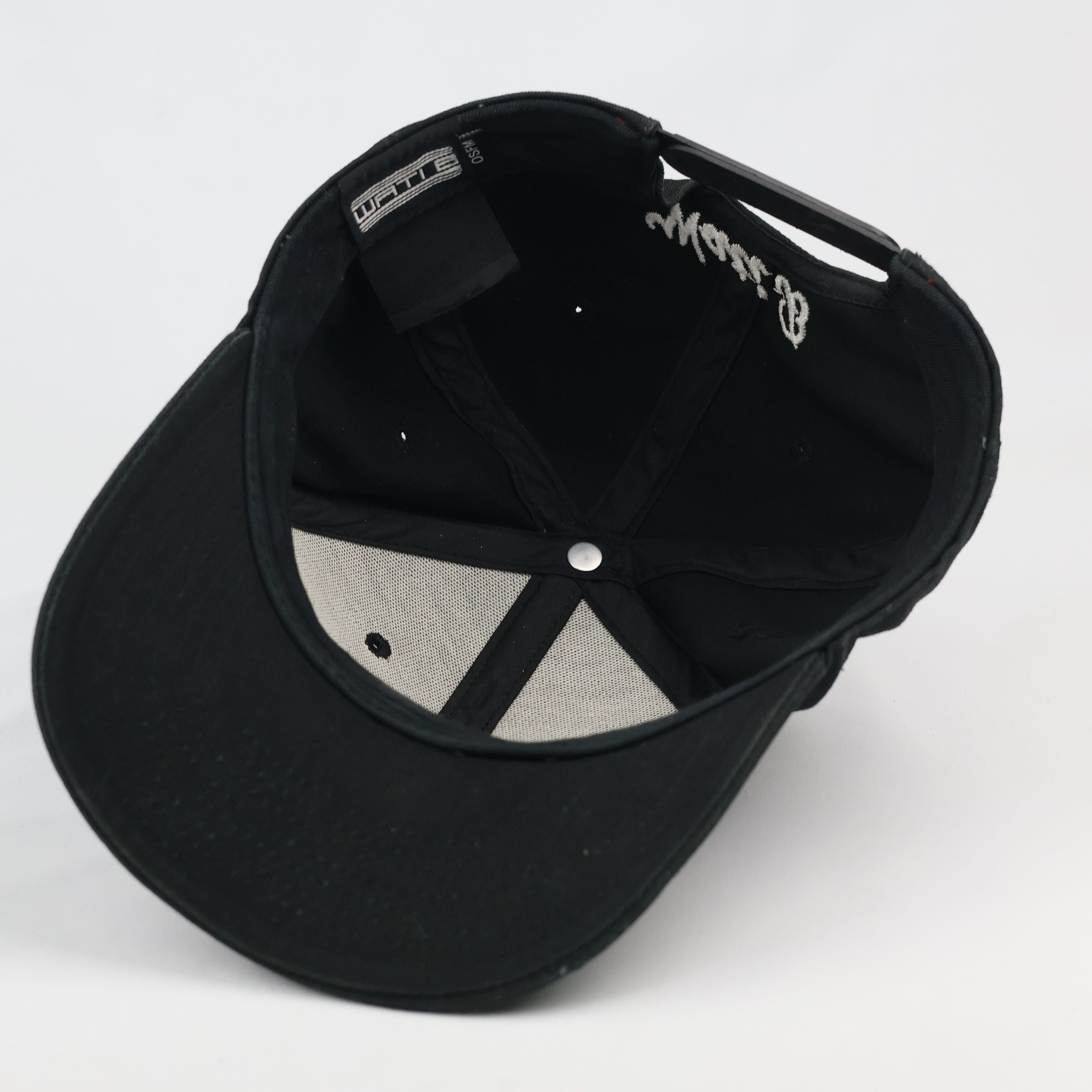 Thrifted Wati B Hip Hop Streetwear Cap | Black & White Snapback