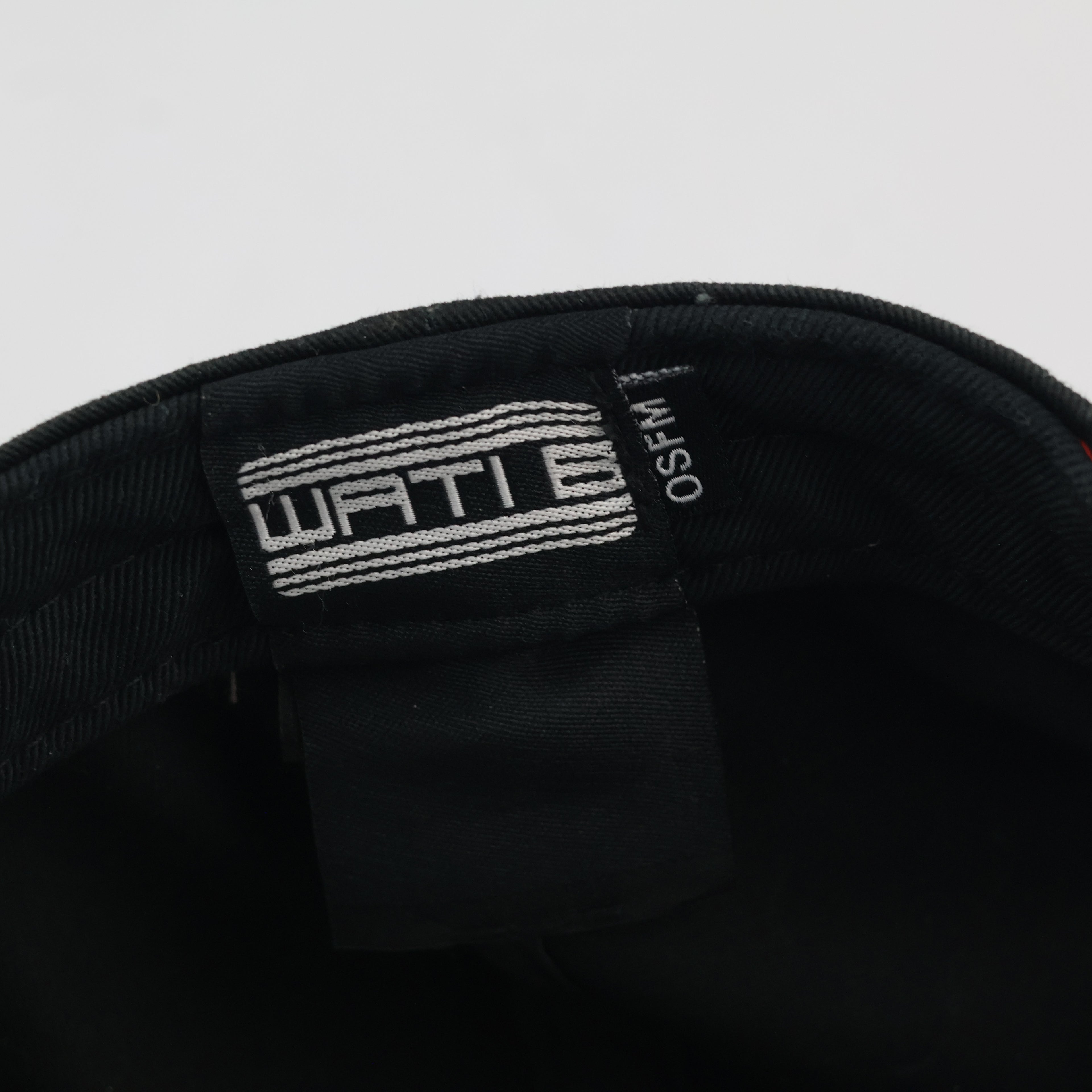 Thrifted Wati B Hip Hop Streetwear Cap | Black & White Snapback