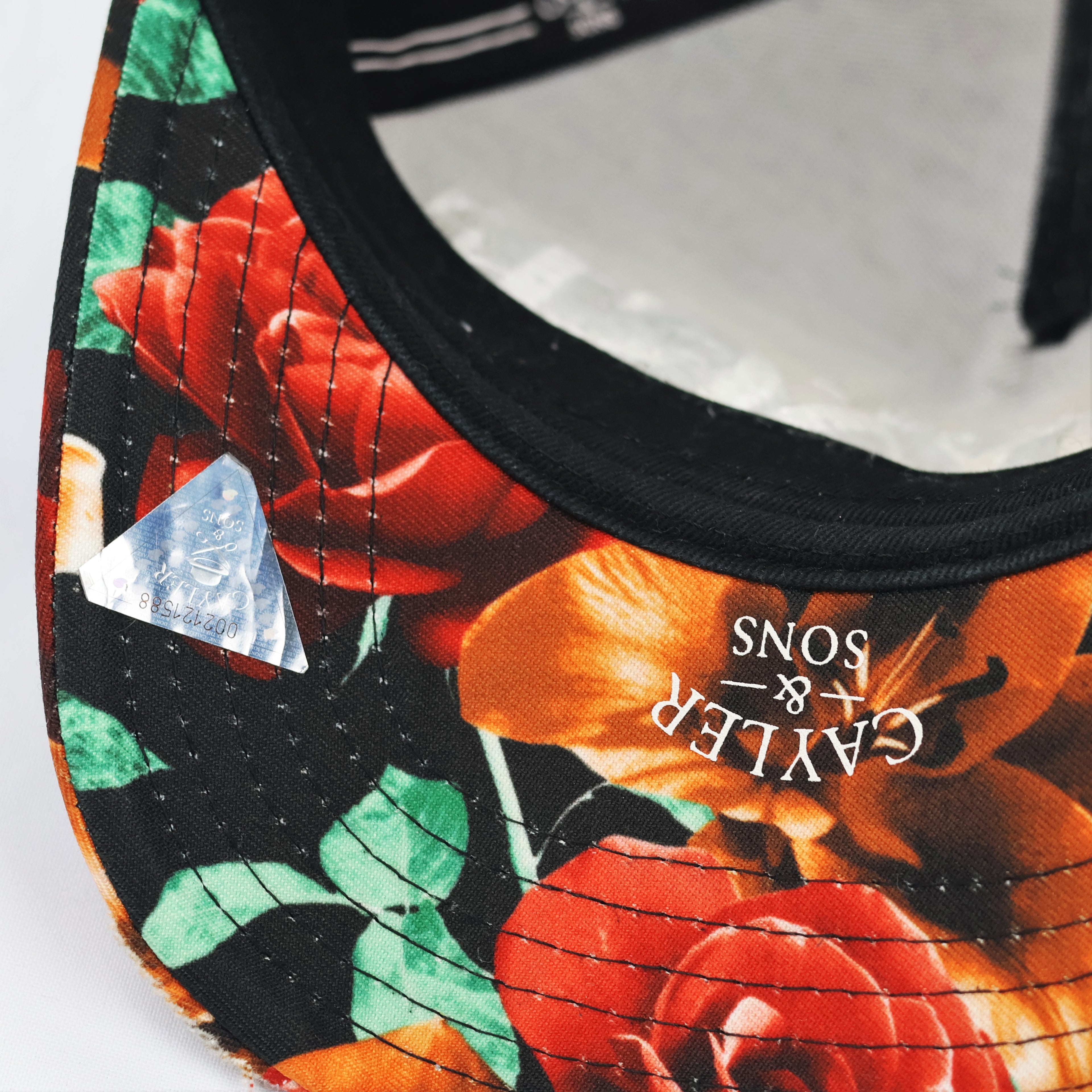 Cayler & Sons "Bon Voyage" Snapback - Floral Brim - Premium Headwear