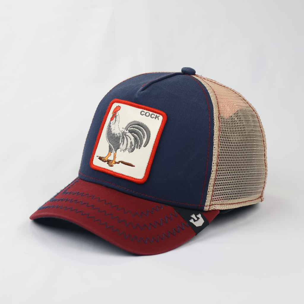 Authentic Goorin Bros. Animal Farm Thrifted Snapback - Rooster Patch - One Size