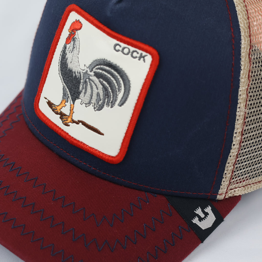 Authentic Goorin Bros. Animal Farm Thrifted Snapback - Rooster Patch - One Size
