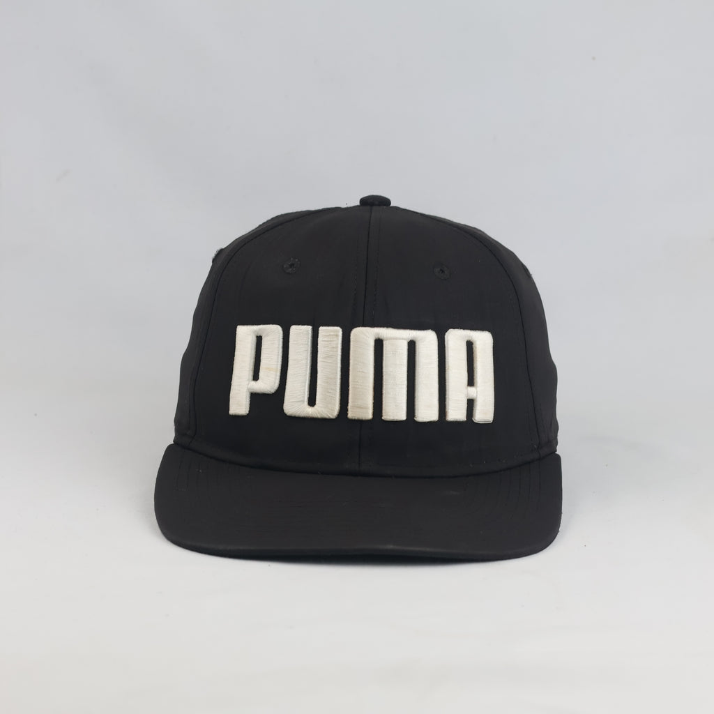 Thrifted Puma Black Flat Brim Cap (57-58cm) | 10592