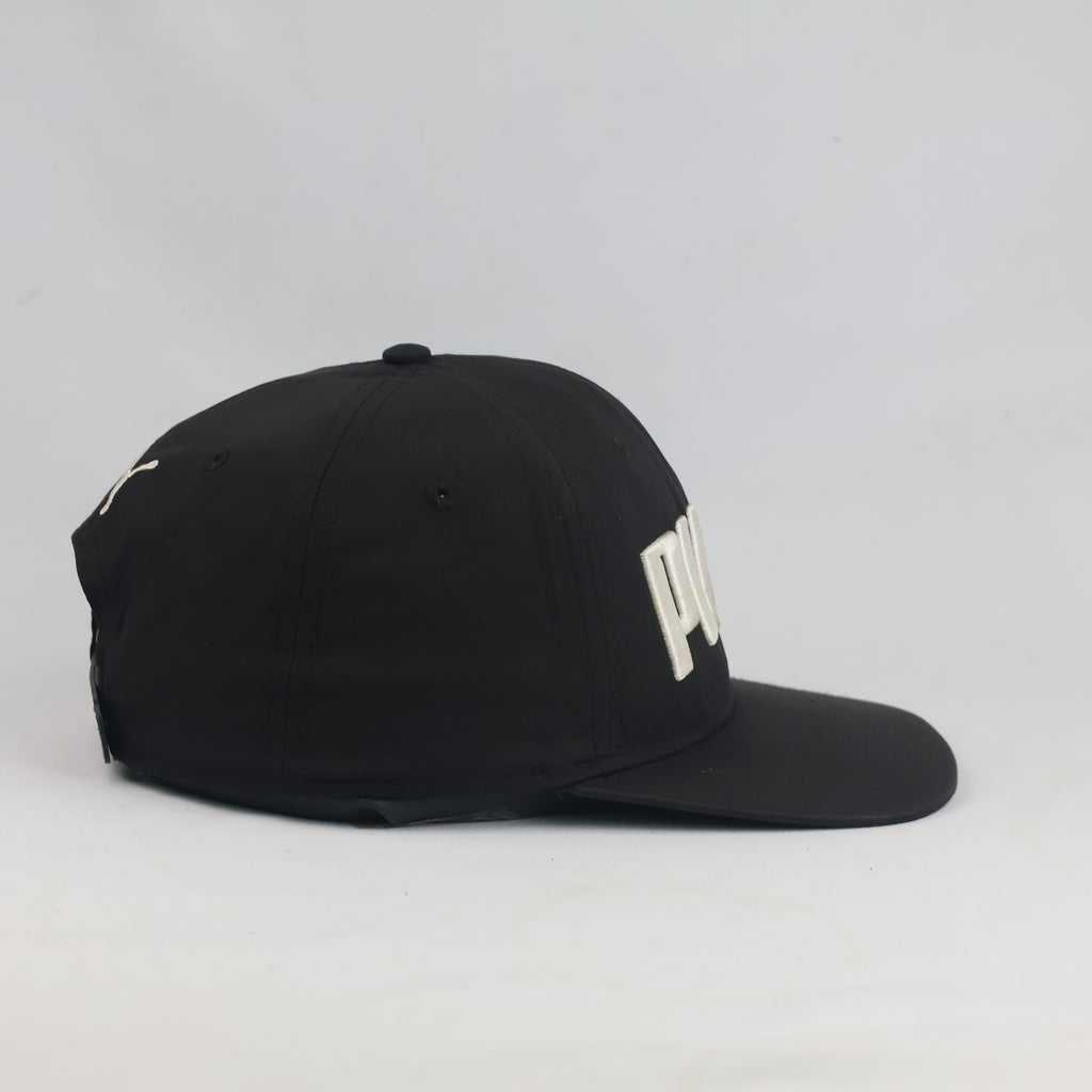 Thrifted Puma Black Flat Brim Cap (57-58cm) | 10592