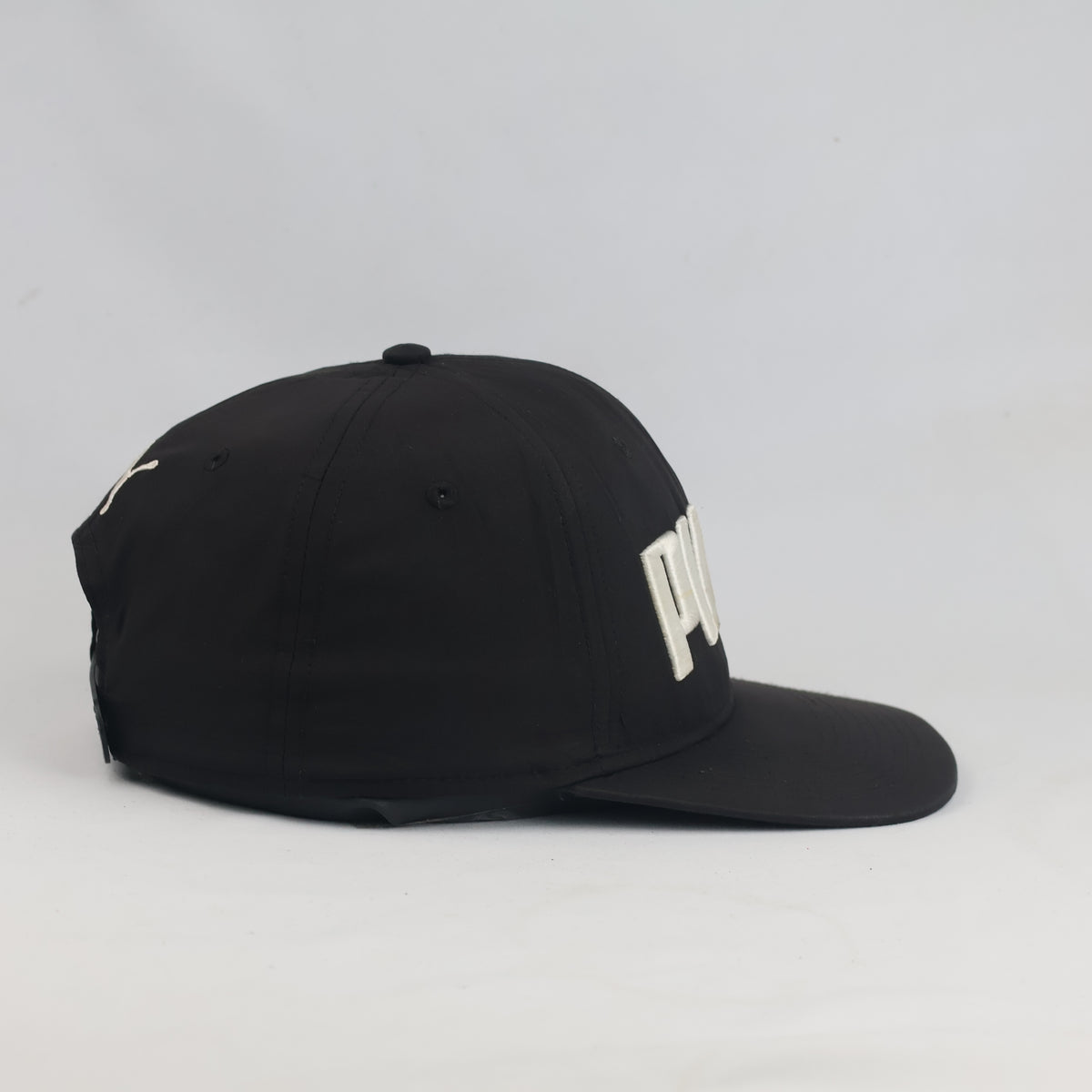 Thrifted Puma Black Flat Brim Cap (57-58cm) | 10592