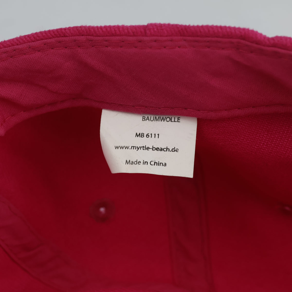 Thrifted Pink Cotton Equestrian Baseball Cap (56-57cm) | 10601
