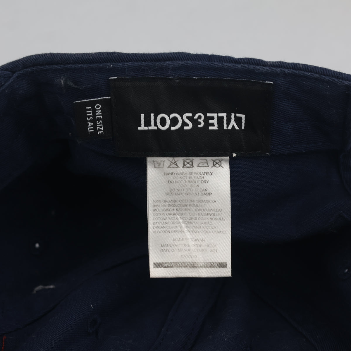 Thrifted Lyle & Scott Organic Cotton Strapback Cap (57-58cm) | 10598