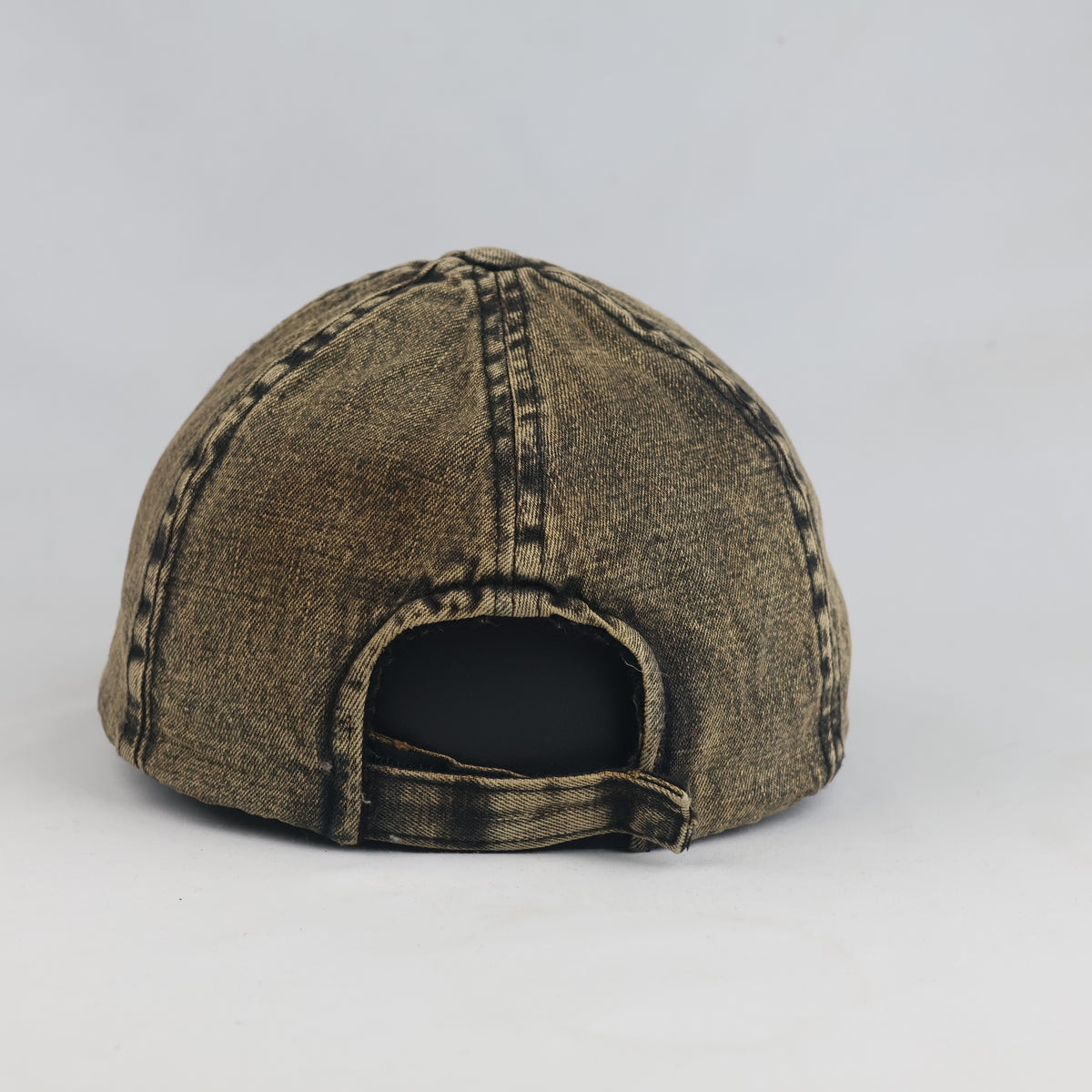 Thrifted Grunge Style Distressed Brown Winter-Ready Cap (57-58cm) | 10596