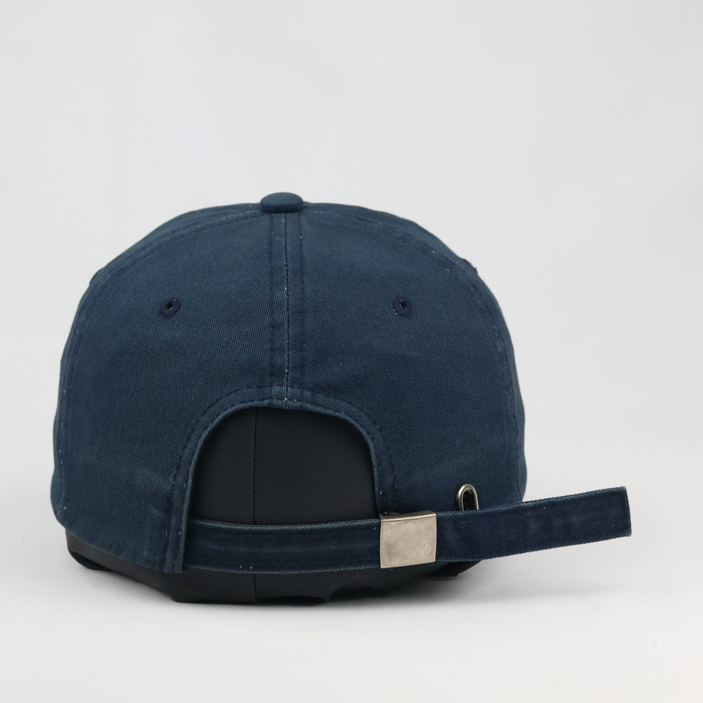 Vintage Michel Klein Paris Awesome Slogan Navy Blue Dad Hat