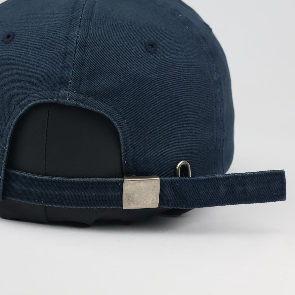 Vintage Michel Klein Paris Awesome Slogan Navy Blue Dad Hat