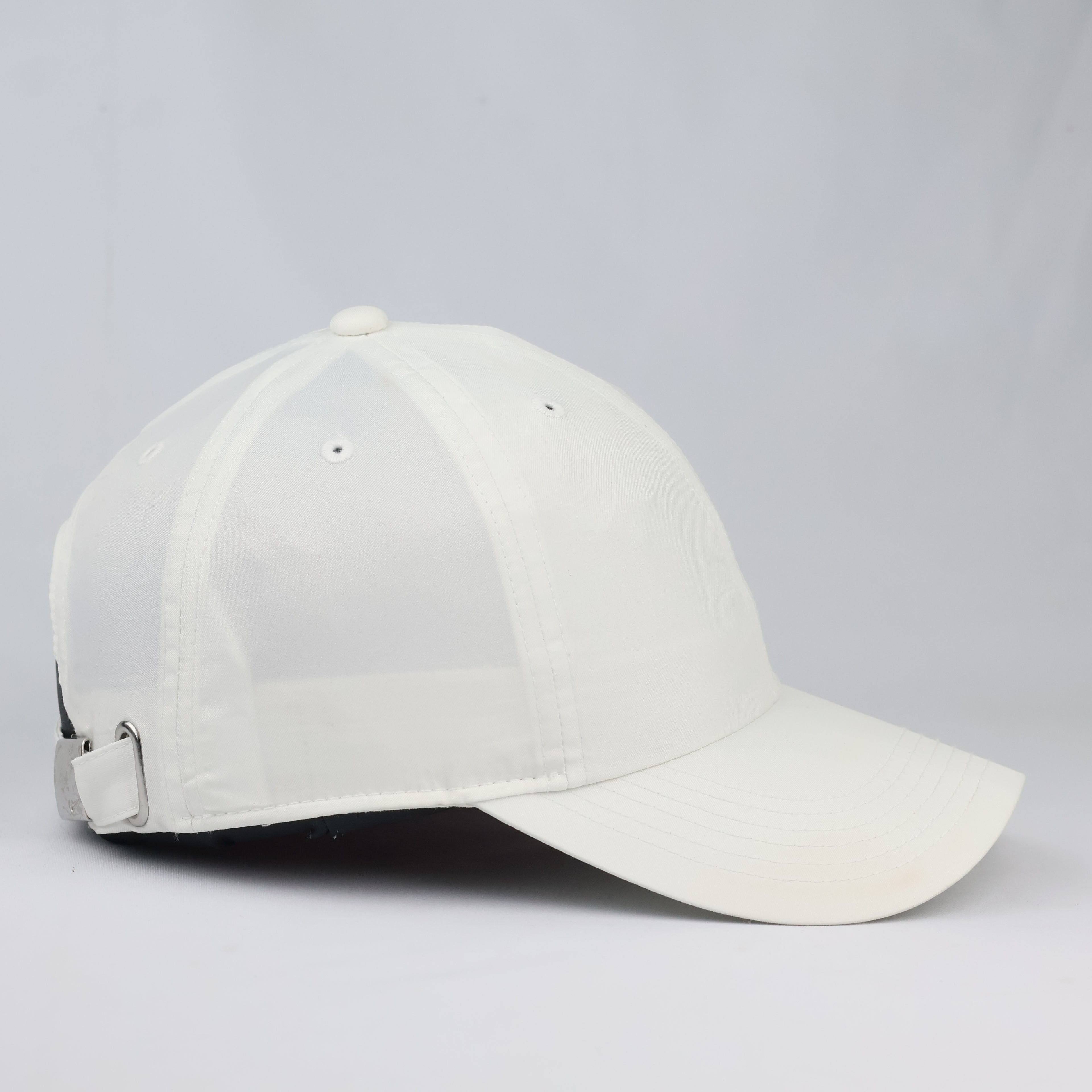 Thrifted Nike Heritage 86 Adjustable Cap | All White Metal Swoosh
