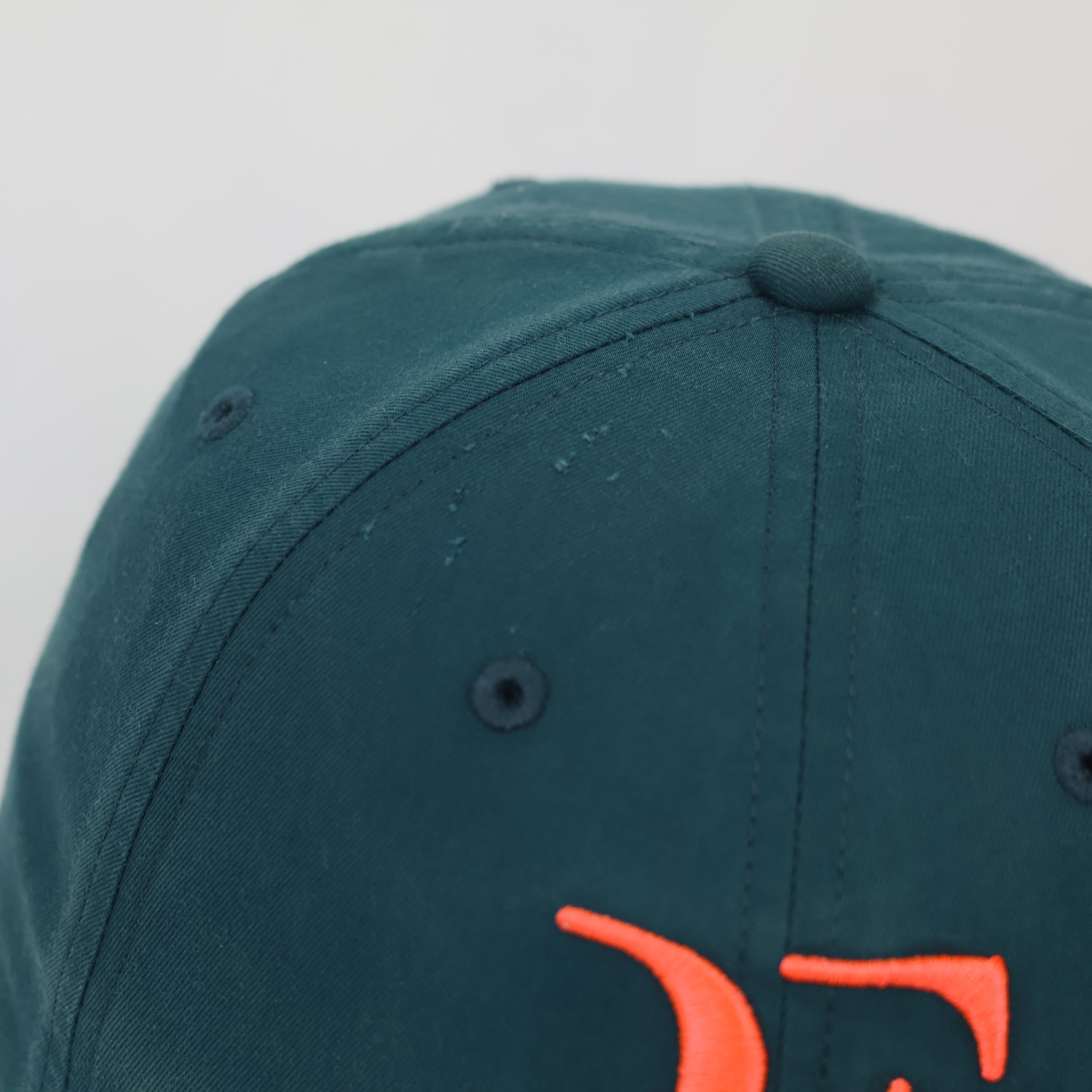 Nike Roger Federer "RF" Heritage Thrifted Cap – Teal Green & Infrared