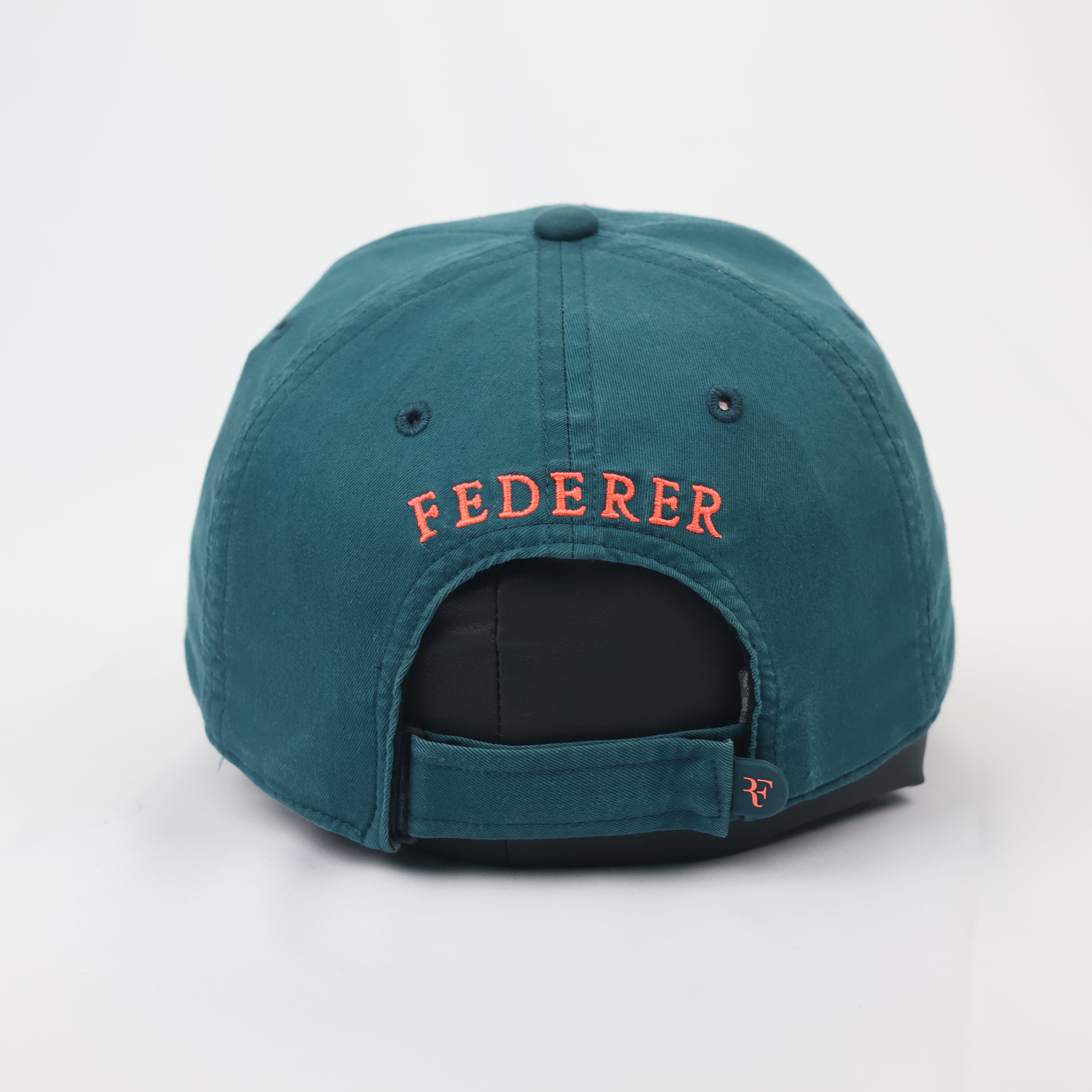 Nike Roger Federer "RF" Heritage Thrifted Cap – Teal Green & Infrared