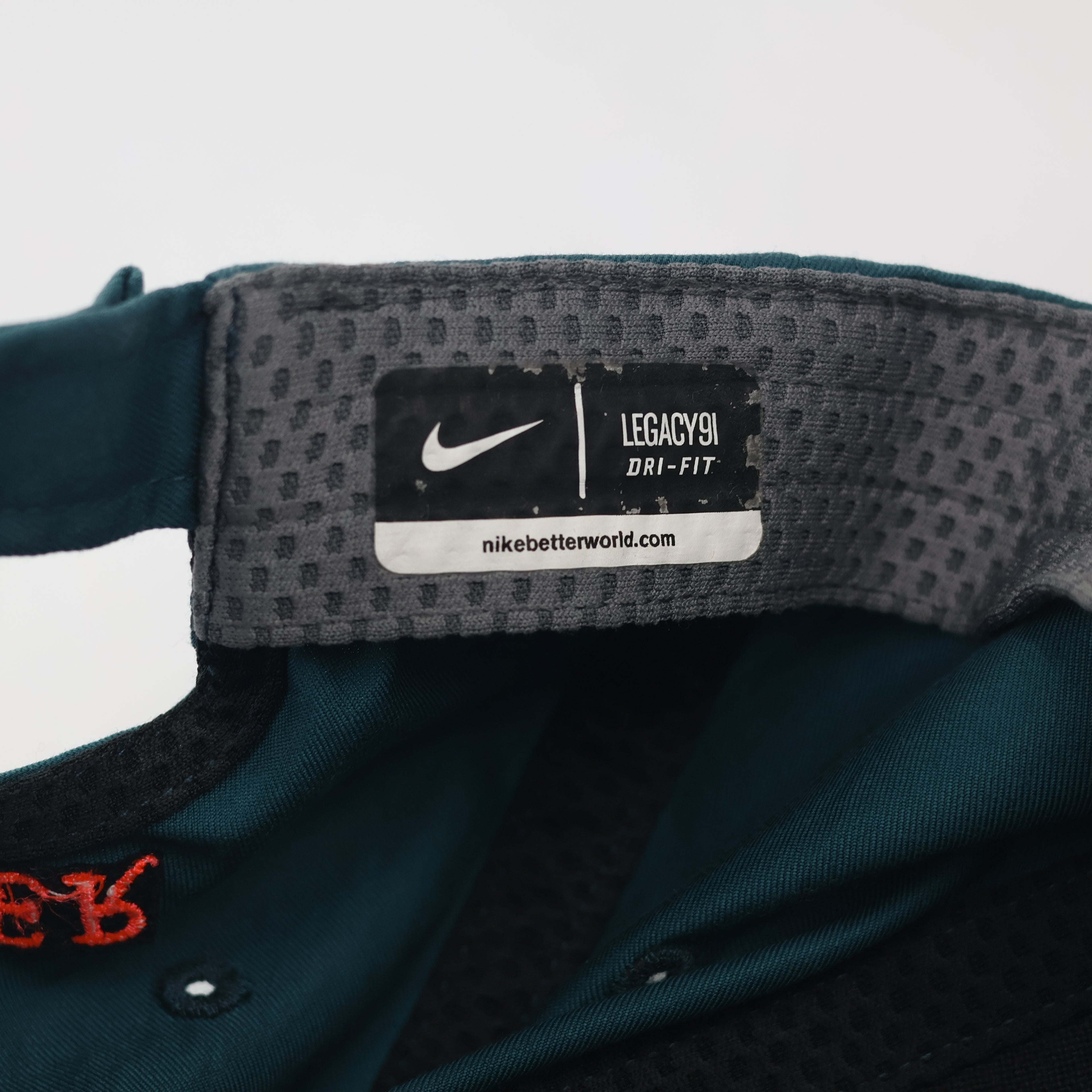 Nike Roger Federer "RF" Heritage Thrifted Cap – Teal Green & Infrared