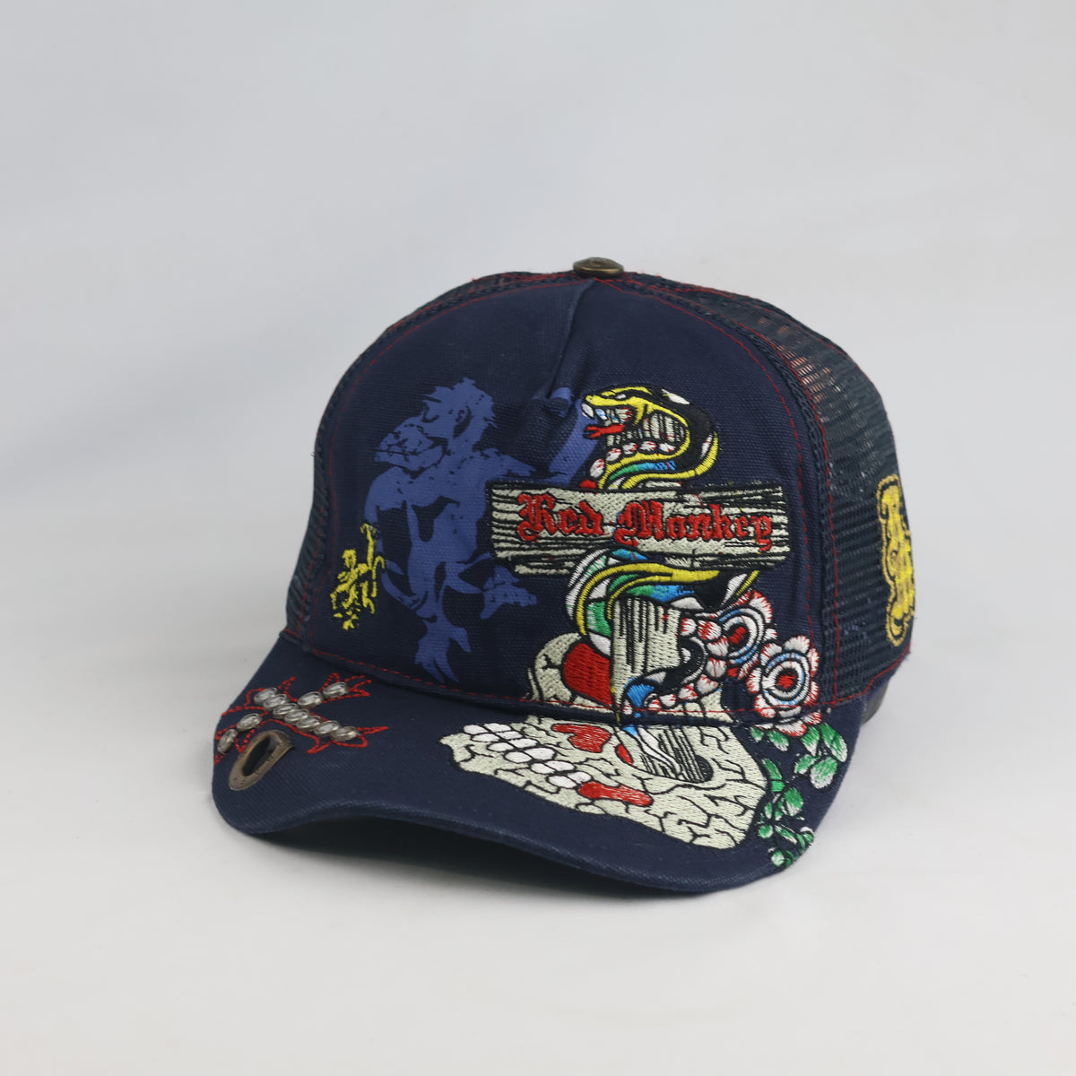 Thrifted Red Monkey Torry Pendergrass Snapback Cap (56-57cm)  | 10615