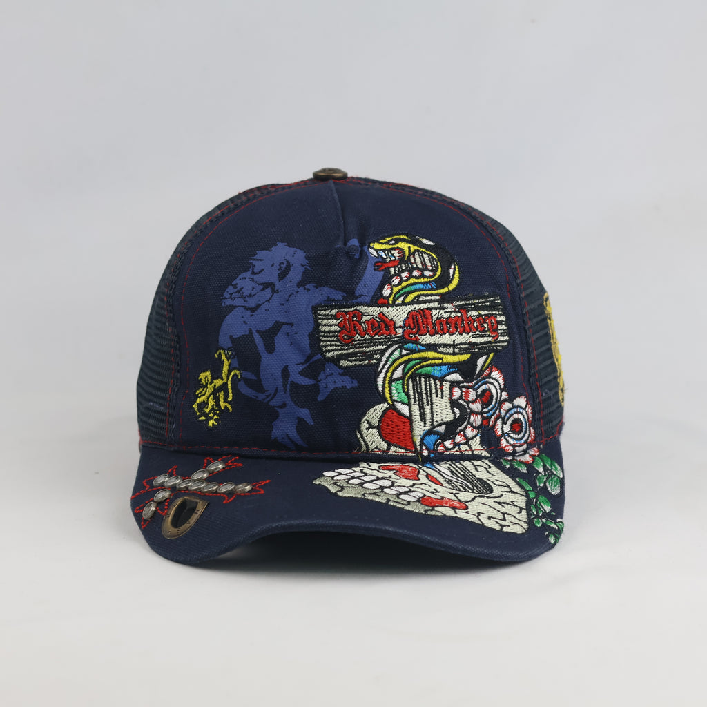 Thrifted Red Monkey Torry Pendergrass Snapback Cap (56-57cm)  | 10615