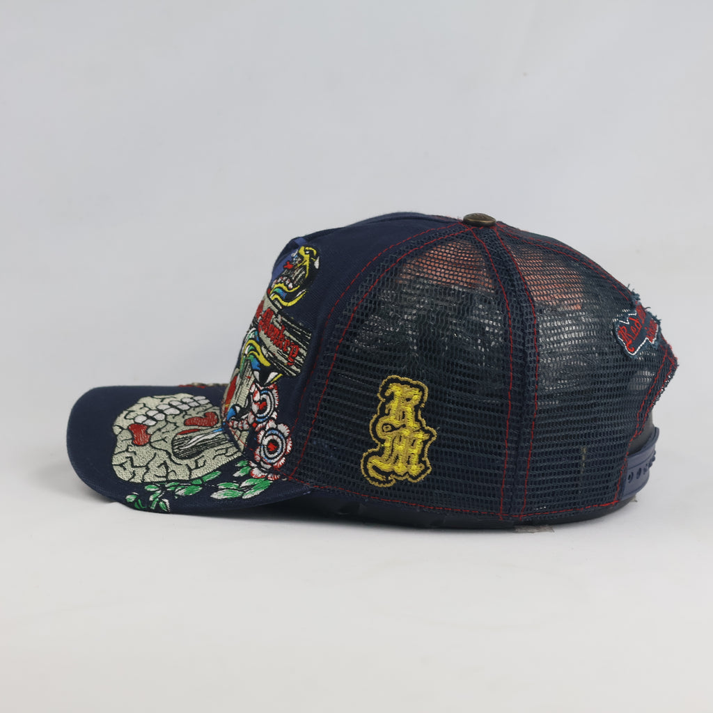 Thrifted Red Monkey Torry Pendergrass Snapback Cap (56-57cm)  | 10615