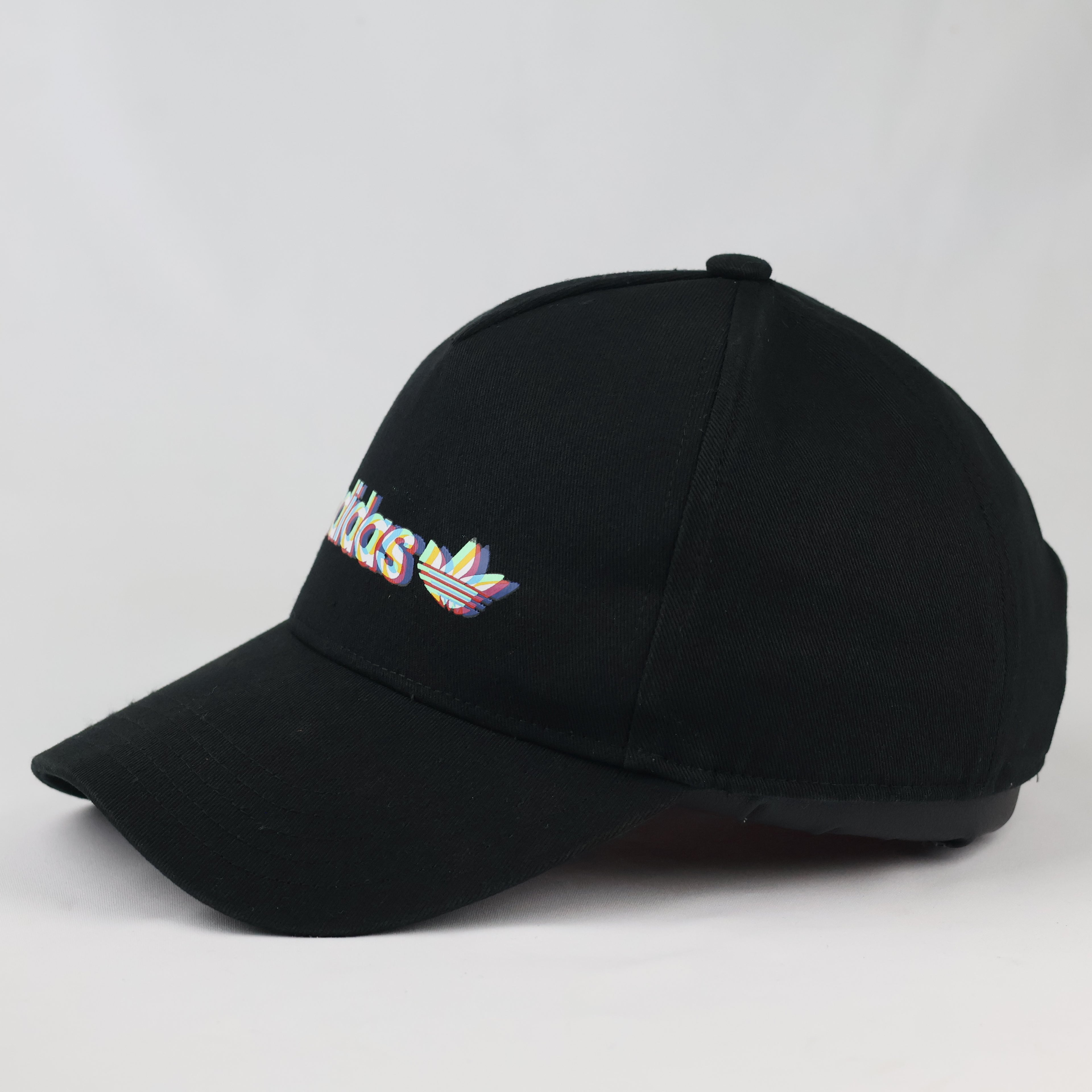Thrifted Adidas Trefoil Multi-Color Chromatic Aberration Cap