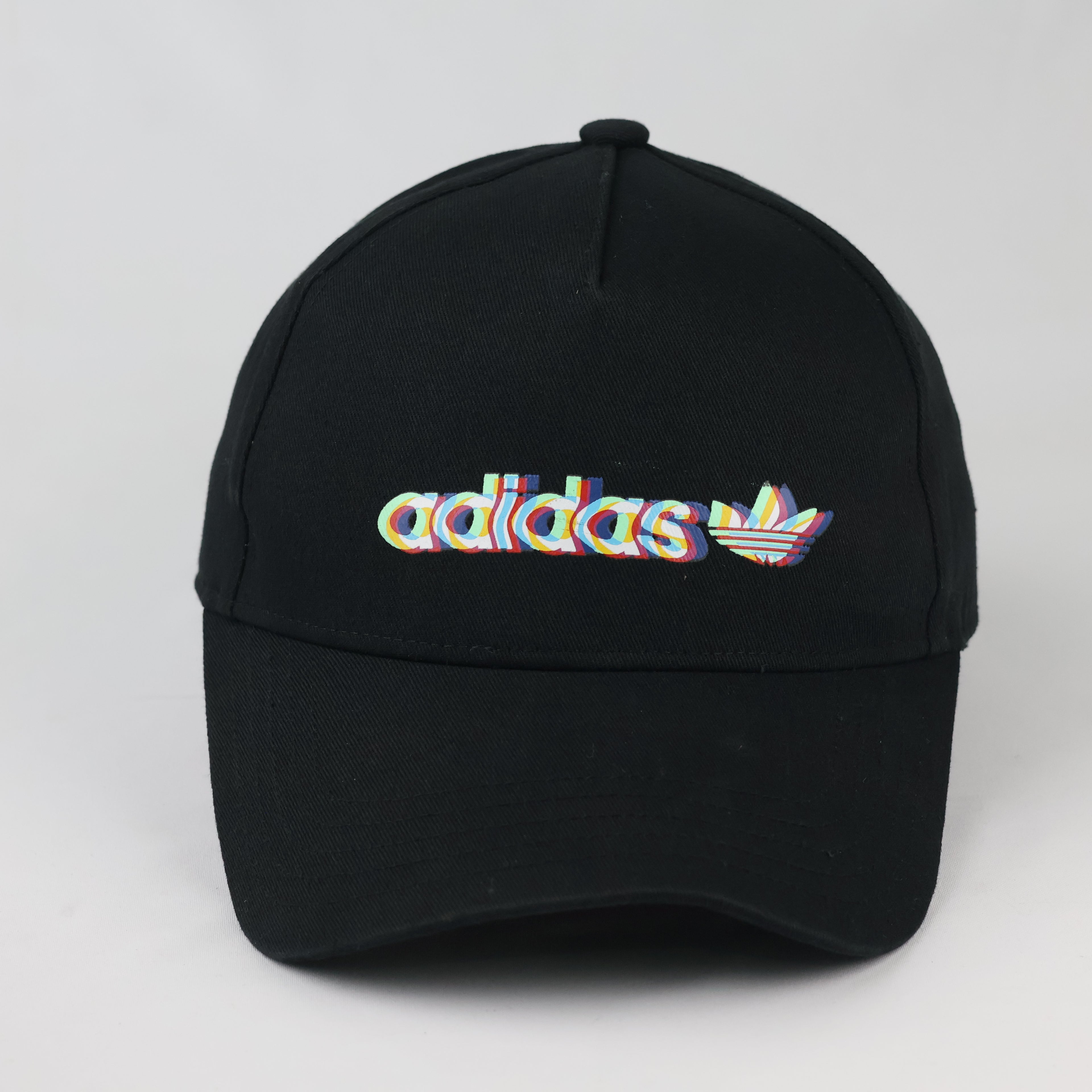 Thrifted Adidas Trefoil Multi-Color Chromatic Aberration Cap