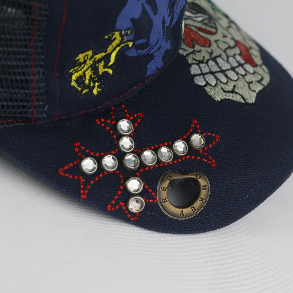 Thrifted Red Monkey Torry Pendergrass Snapback Cap (56-57cm)  | 10615