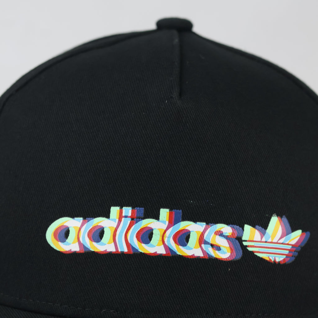 Thrifted Adidas Trefoil Multi-Color Chromatic Aberration Cap