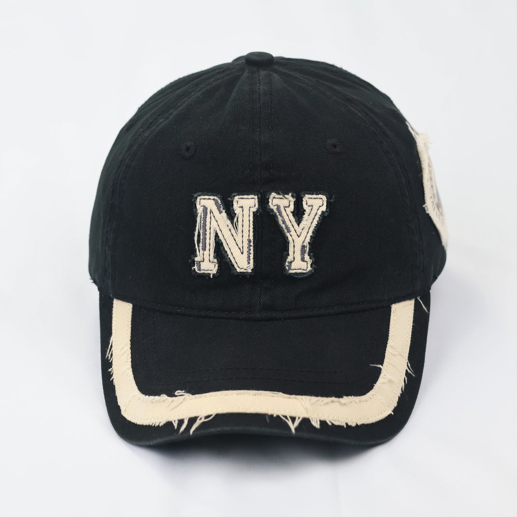 Vintage Style NY Embroidered Thrifted Dad Hat - Statue of Liberty Museum Store