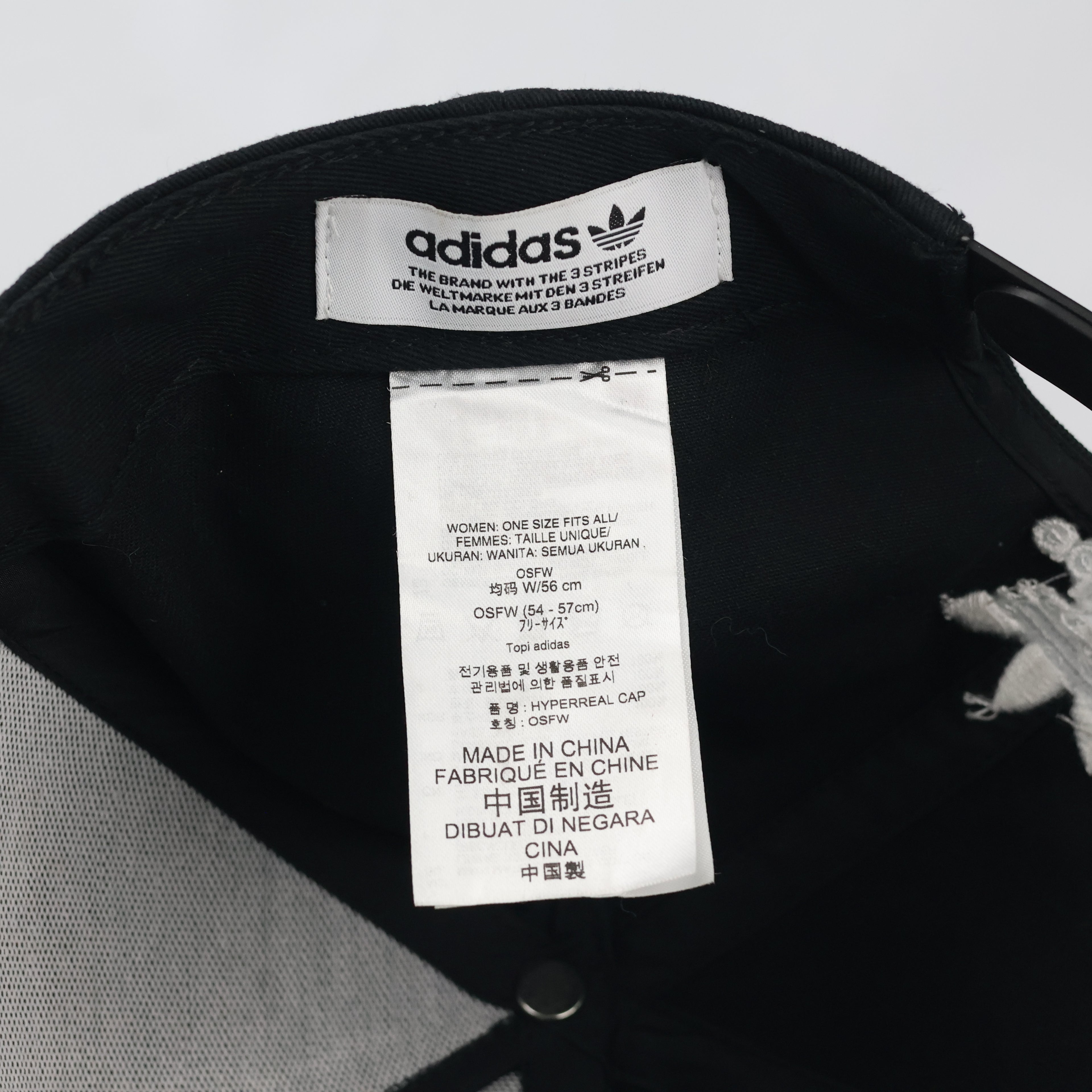 Thrifted Adidas Trefoil Multi-Color Chromatic Aberration Cap