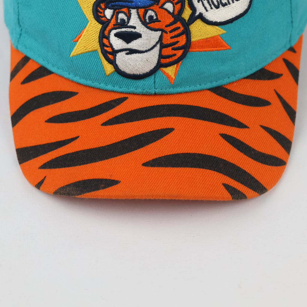 Thrifted Detroit Tigers Cartoon Mascot Cap | Kids Snapback