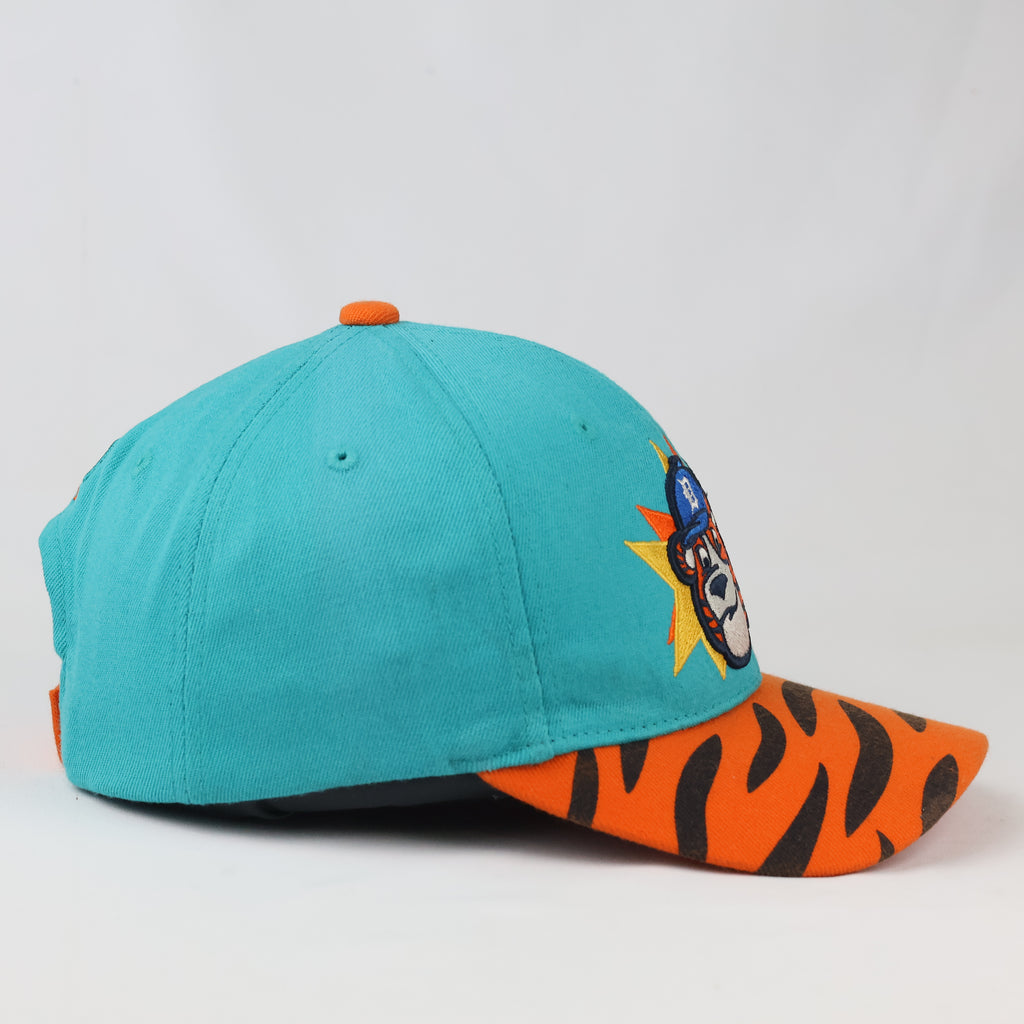 Thrifted Detroit Tigers Cartoon Mascot Cap | Kids Snapback