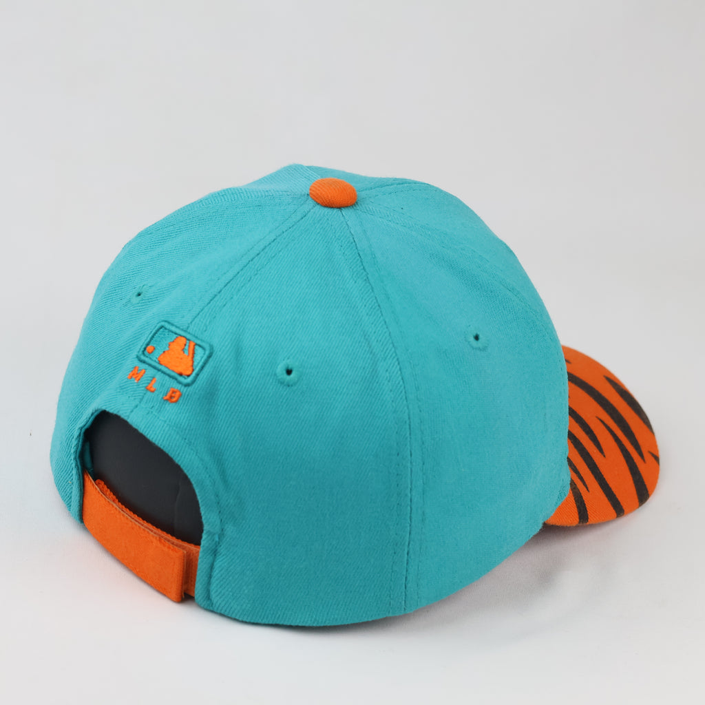 Thrifted Detroit Tigers Cartoon Mascot Cap | Kids Snapback