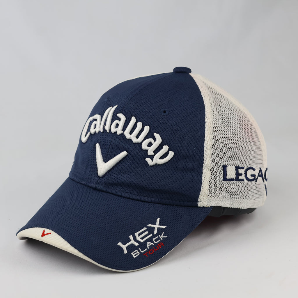 Thrifted Callaway Golf Mesh Cap | Navy & White Strapback
