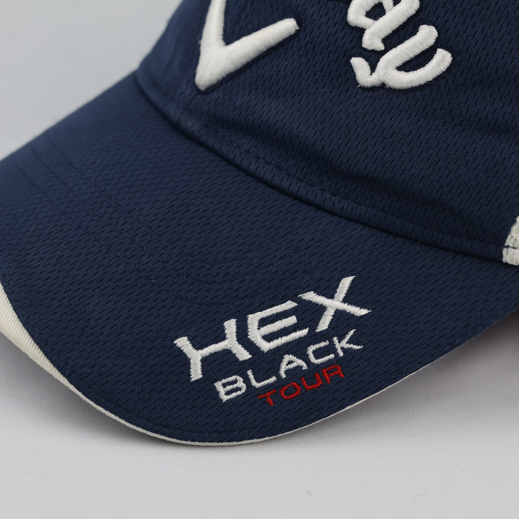 Thrifted Callaway Golf Mesh Cap | Navy & White Strapback