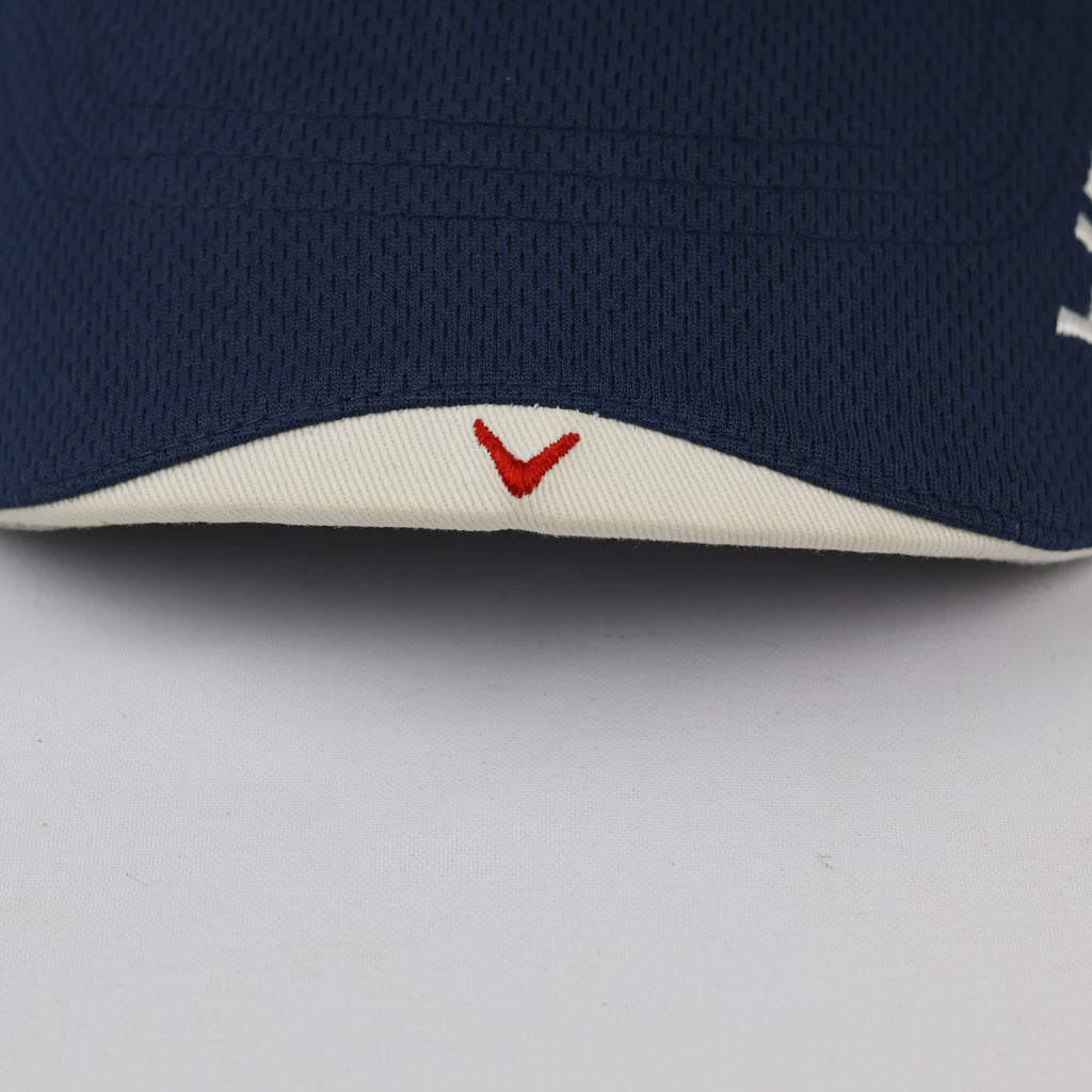 Thrifted Callaway Golf Mesh Cap | Navy & White Strapback