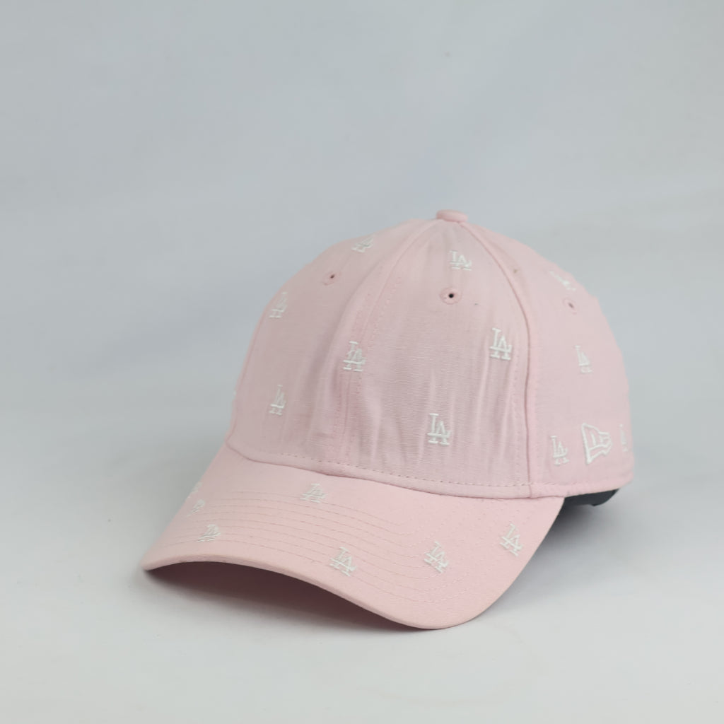 Thrifted New Era 9FORTY LA Dodgers Pink Embroidered Logo Baseball Cap 56–57 cm | 10629