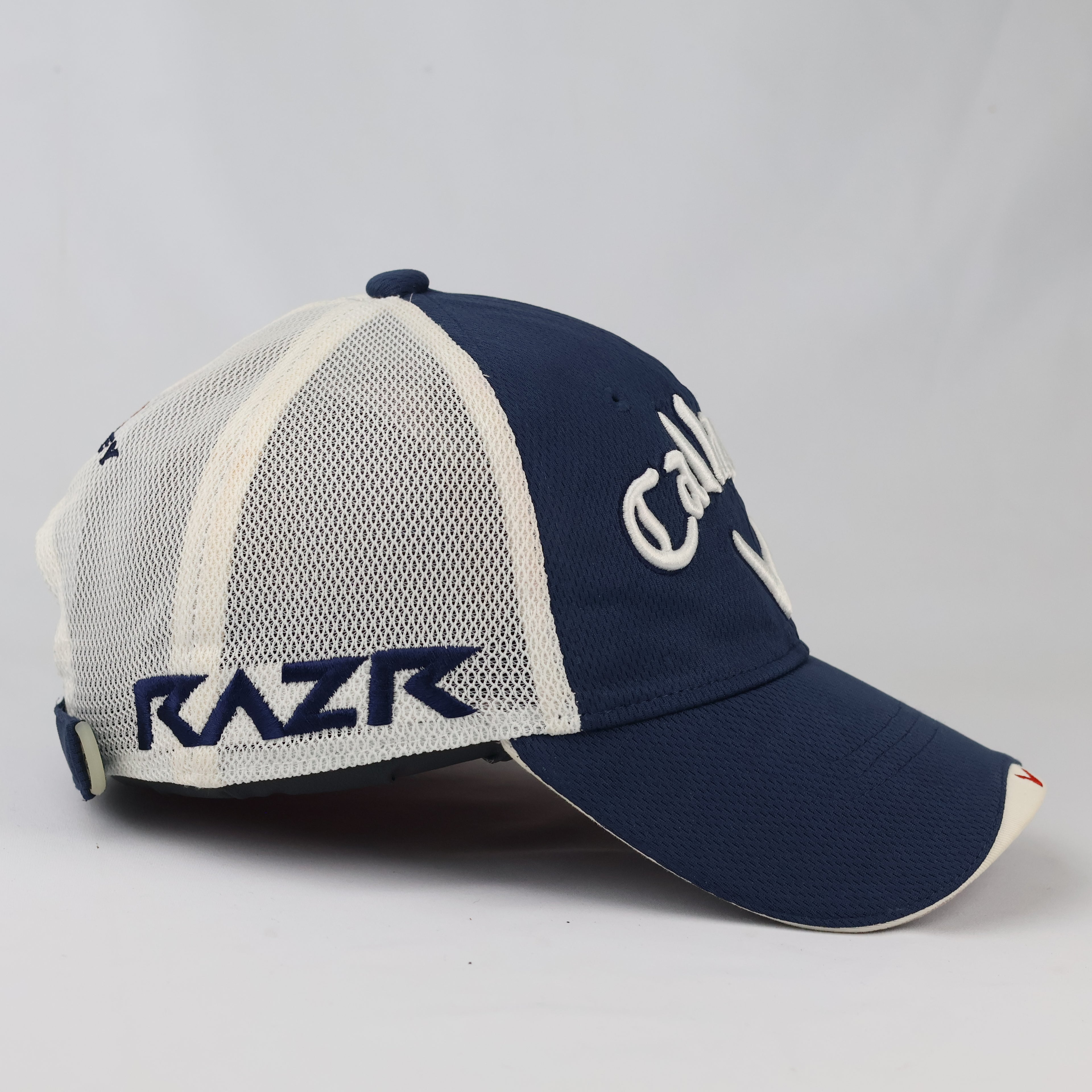 Thrifted Callaway Golf Mesh Cap | Navy & White Strapback